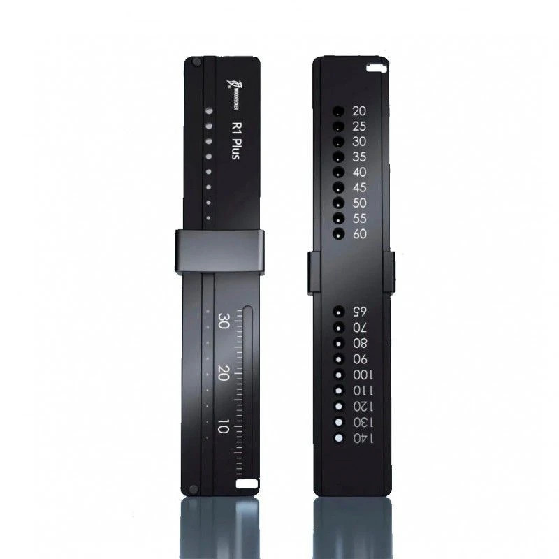WOODPECKER R1 Plus Gutta Percha Points Gauge Cutter 30mm Measurement Ruler Black