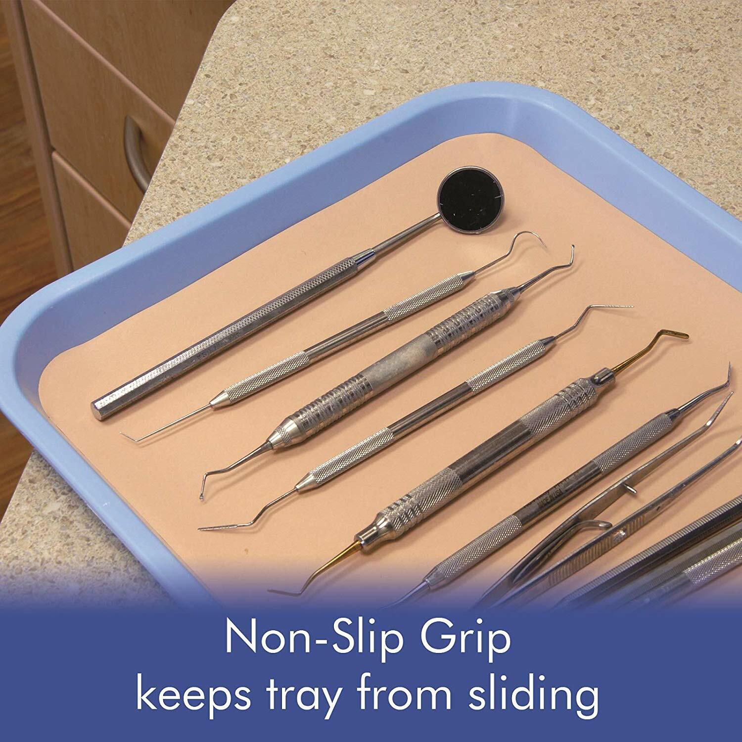 24 White Dental Plastic Instrument Trays, Size B Autoclavable Medical Set Up