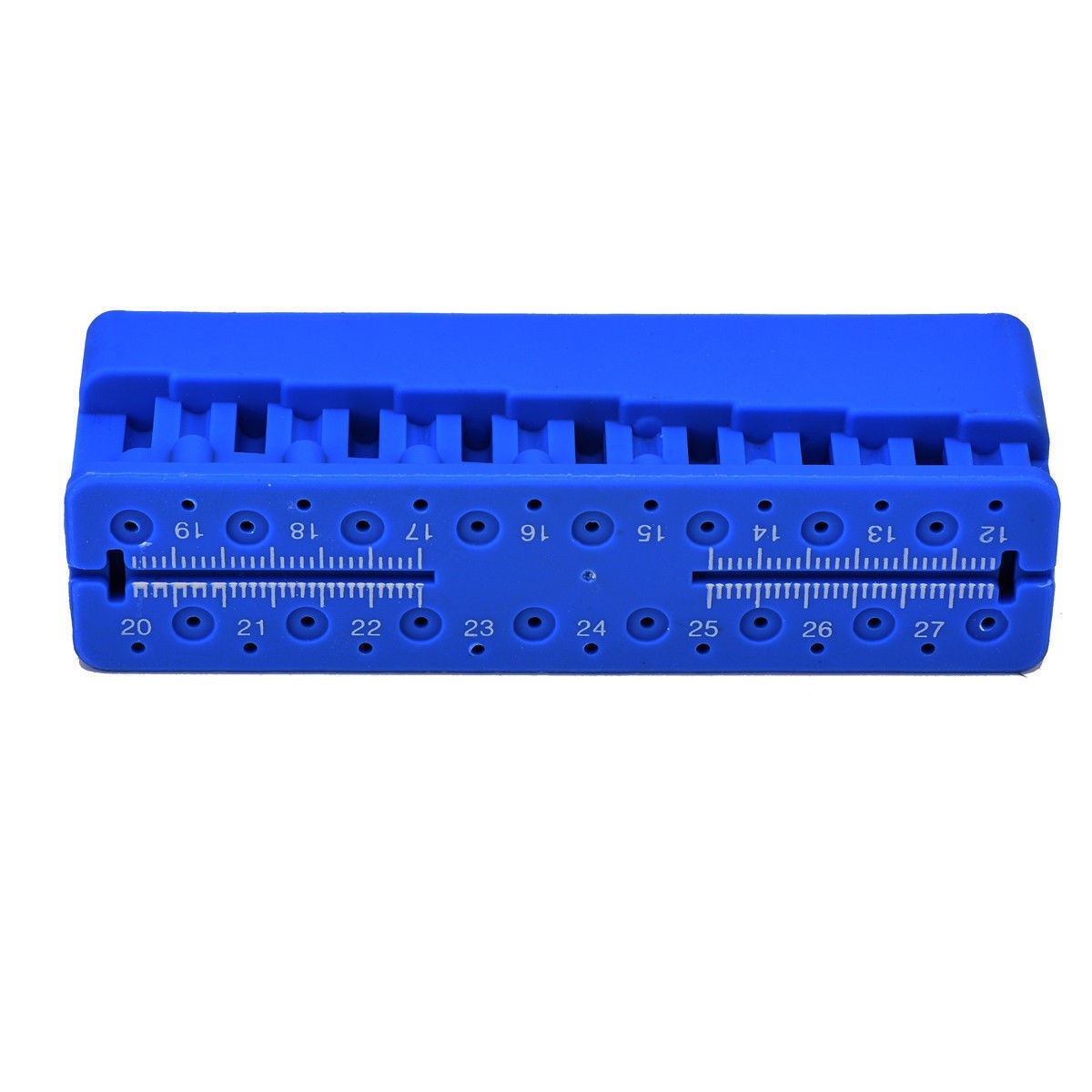 Dental Plastic Autoclavable Endo Block Ruler Accessory Measuring Block Holder