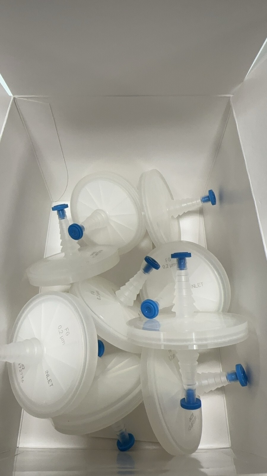 BOX OF 9, MILLIPORE SLFG05010 0.2µm 50mm PTFE STERILE VENT FILTER