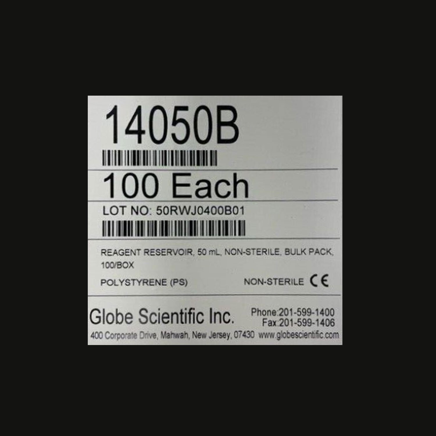 50ml Reagent Reservoir, 100/pack