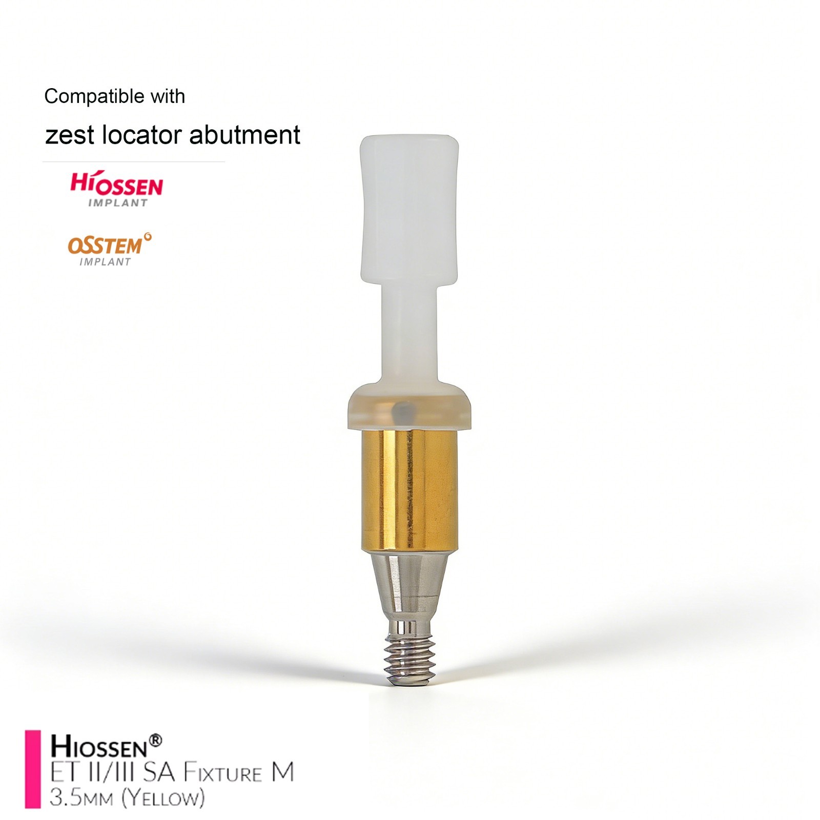 US Dental overdenture Locator Legacy Abutment fit Hiossen ET ZEST locator System