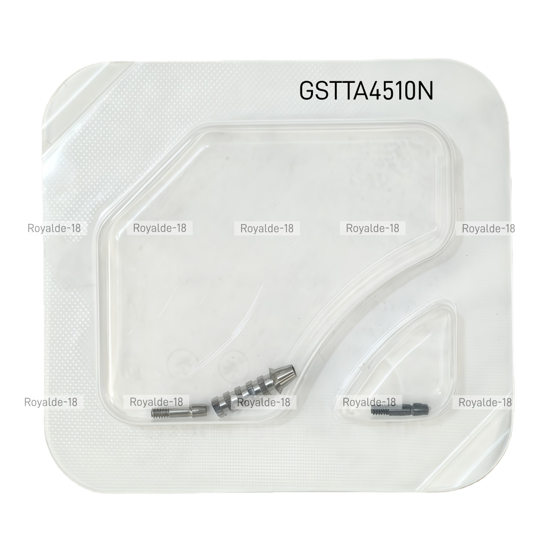 Dental Hex Temporary Abutment Cylinder Mini Regular Ti Screw Ebony OSS GH1.0