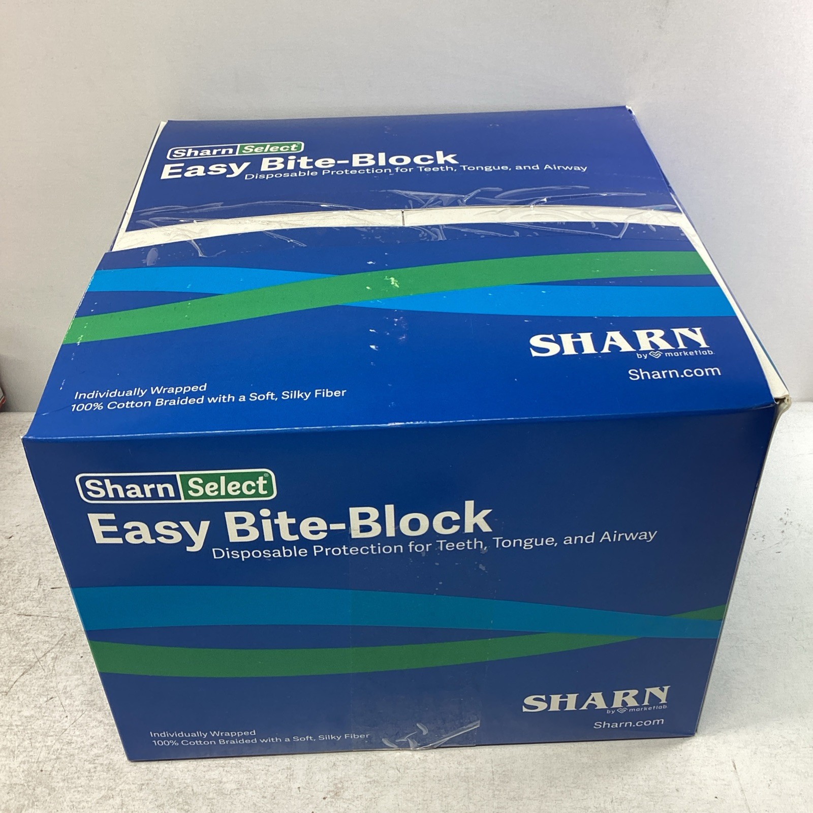 Sharn Select Dental Medical Disposable Bite Block 4x.75 Inches 100/Box Exp 06/30
