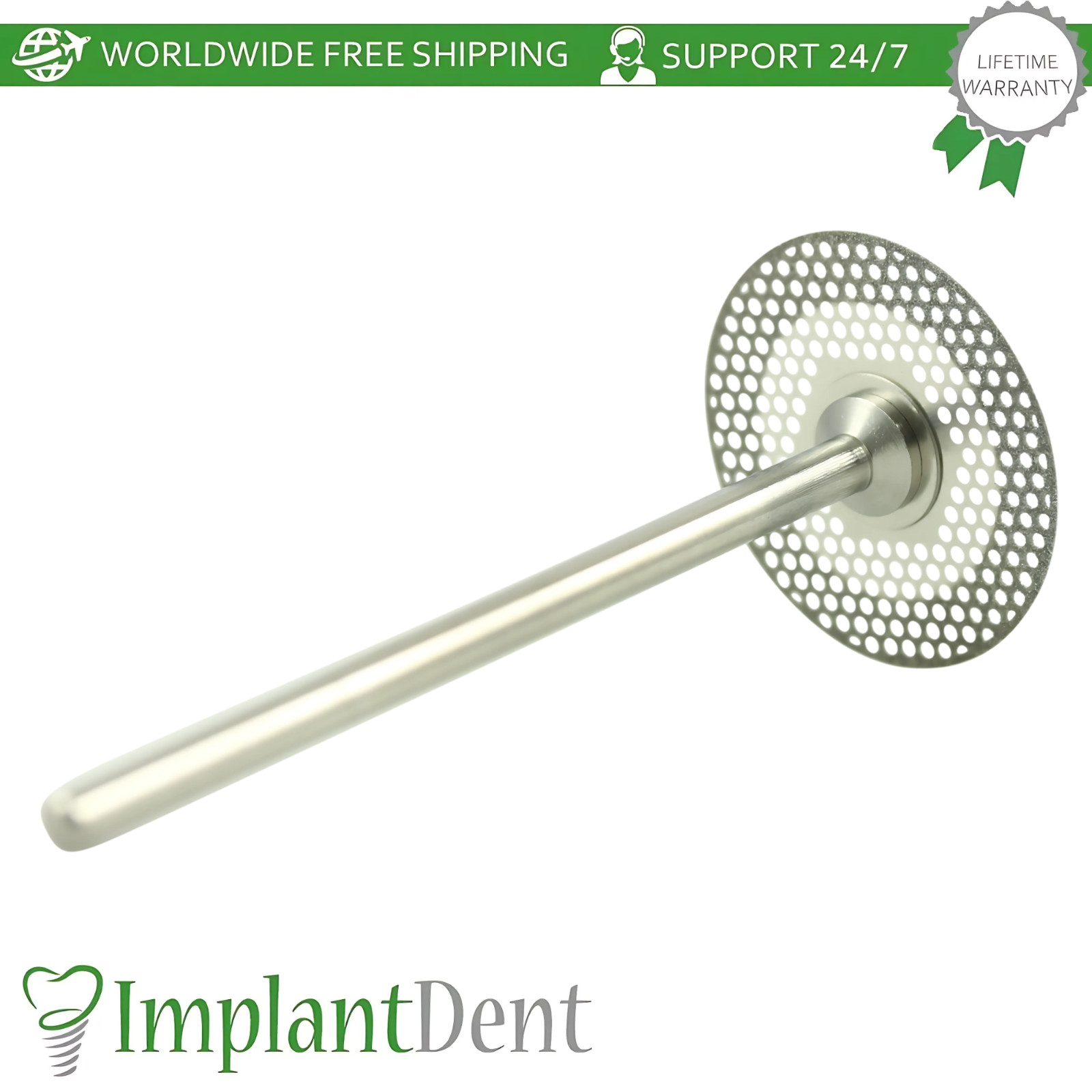 MDT Dental Extra Fine Grit Diamond Coated Double Sided Open Mesh Super Flex Disc
