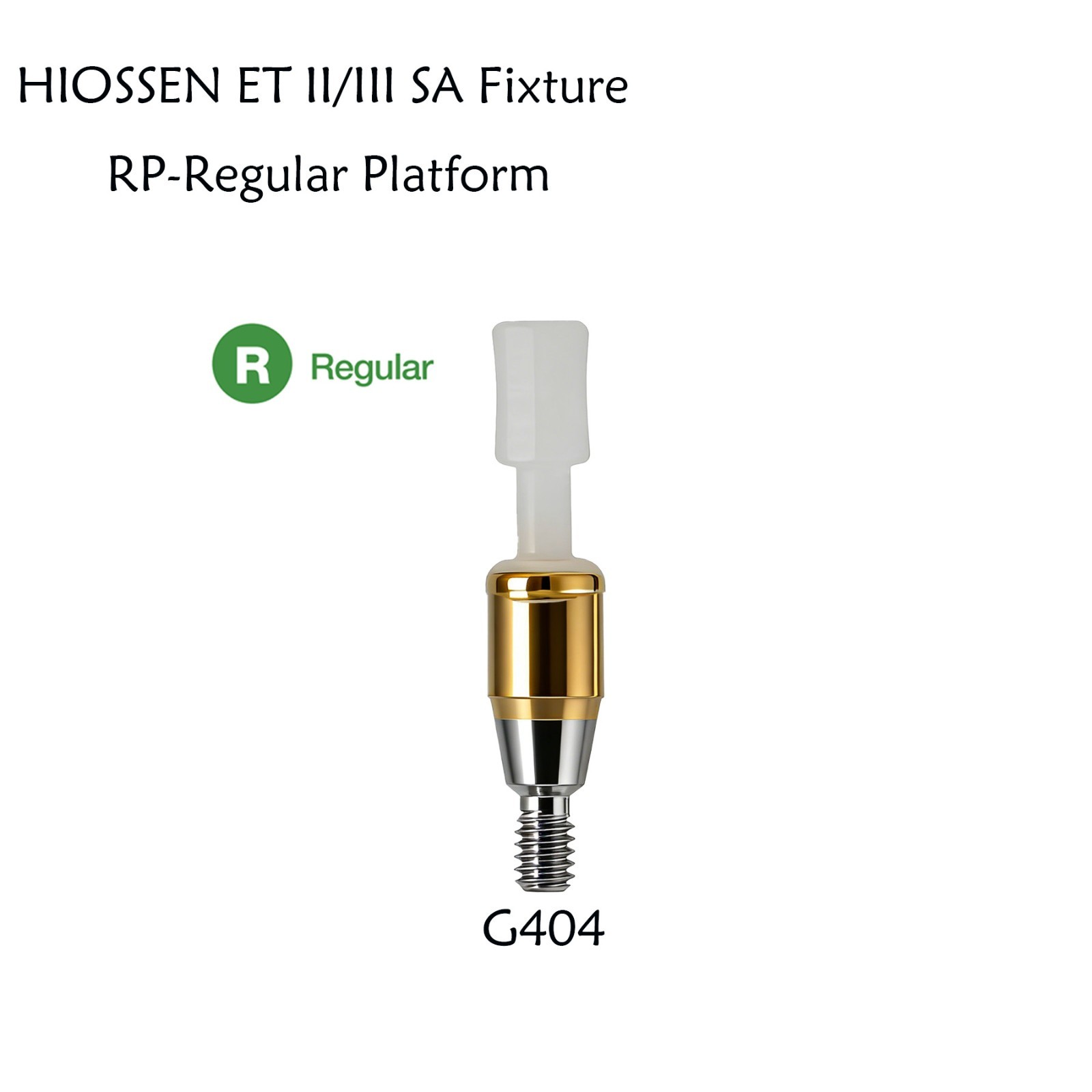 Hiossen Implant System Dental Locator Titanium Abutment Set Regular 1-7.0mm GH