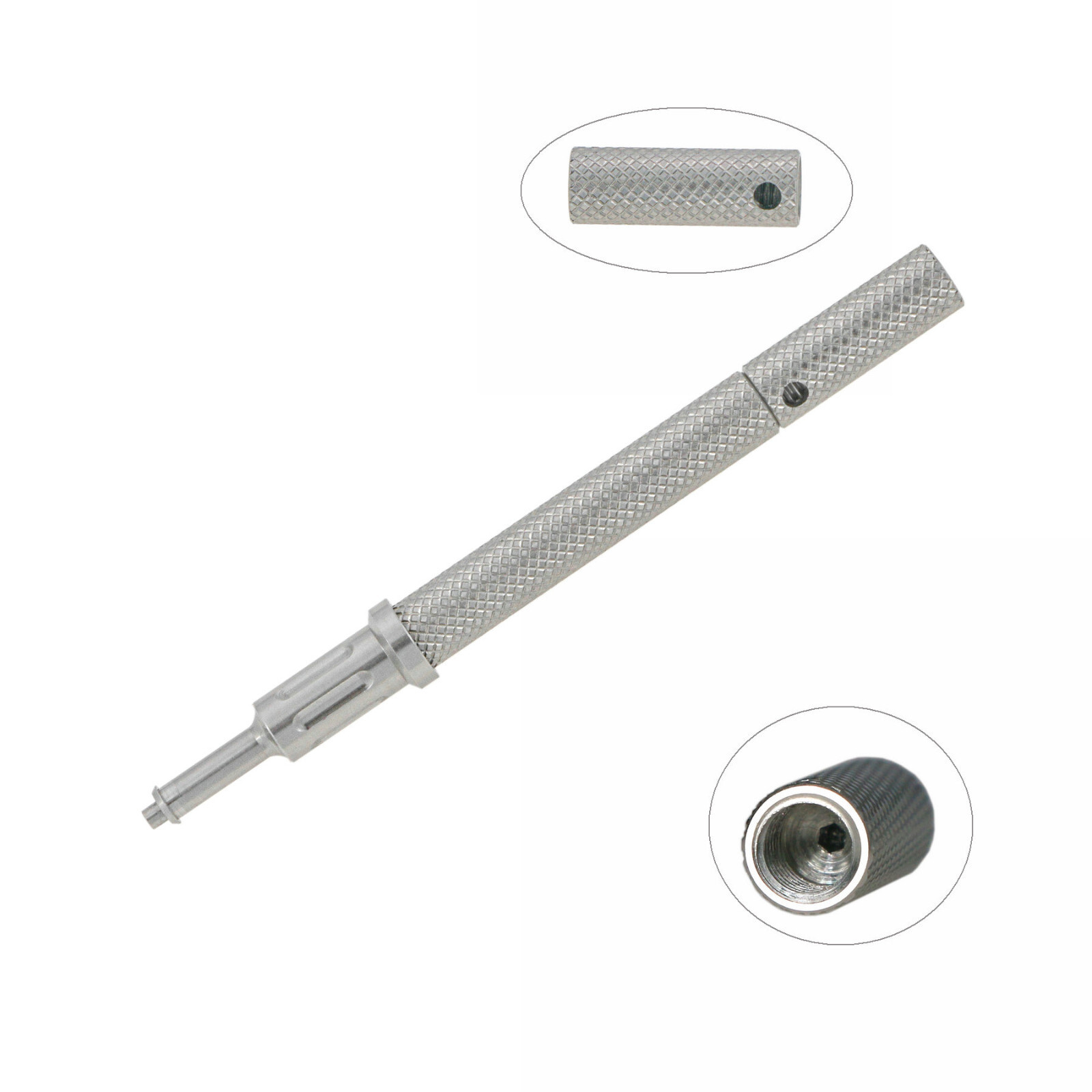 Dental 1Pc Mini Ø3.2 3/4/5mm Abutment & 5PCS Male Caps Kits for Hiossen Osstem