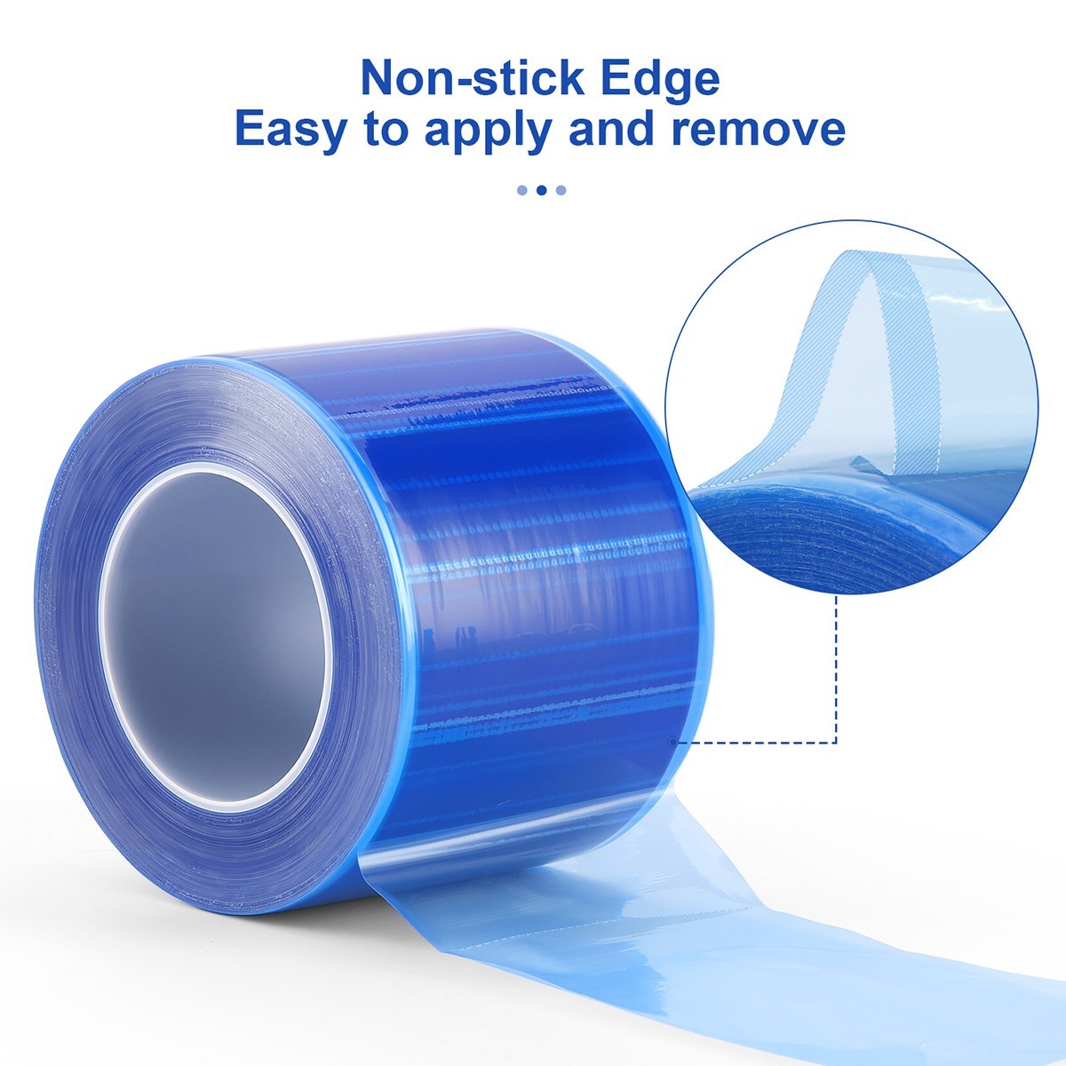 Dental Barrier Film Roll Tape Adhesive 1200 Sheets Size 4″ x 6″for Dental Tattoo