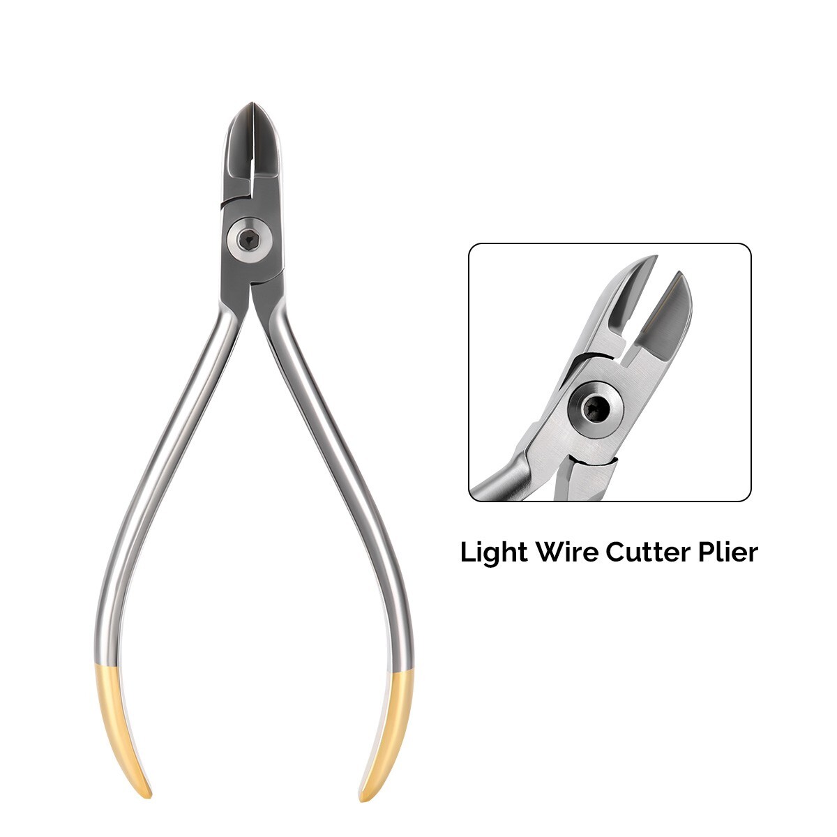 AZDENT Dental Orthodontic Plier Light Wire Cutter Plier Instrument Tool