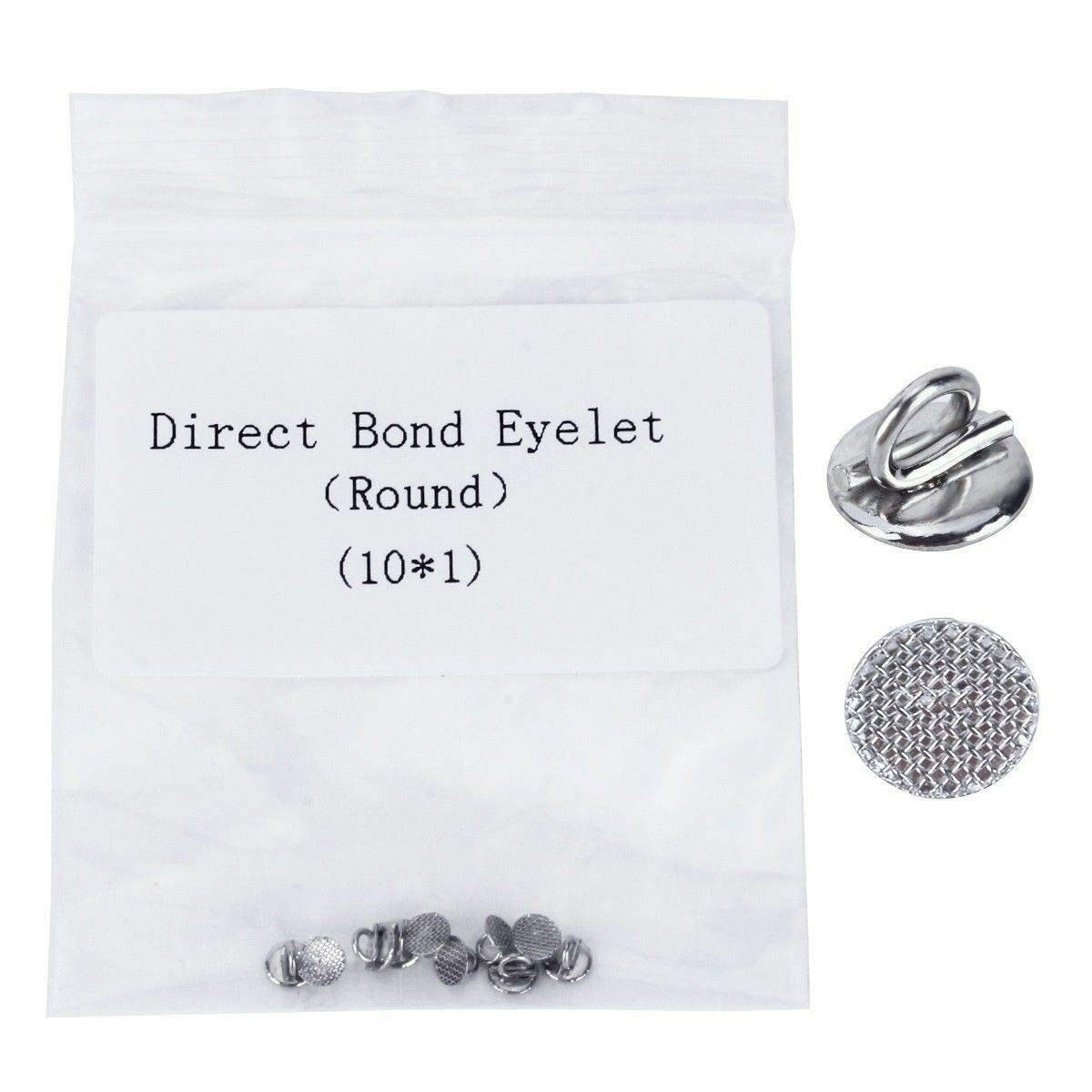 10 Packs Sino Dental Orthodontic Braces Brackets Lingual Buttons Bond Eyelets