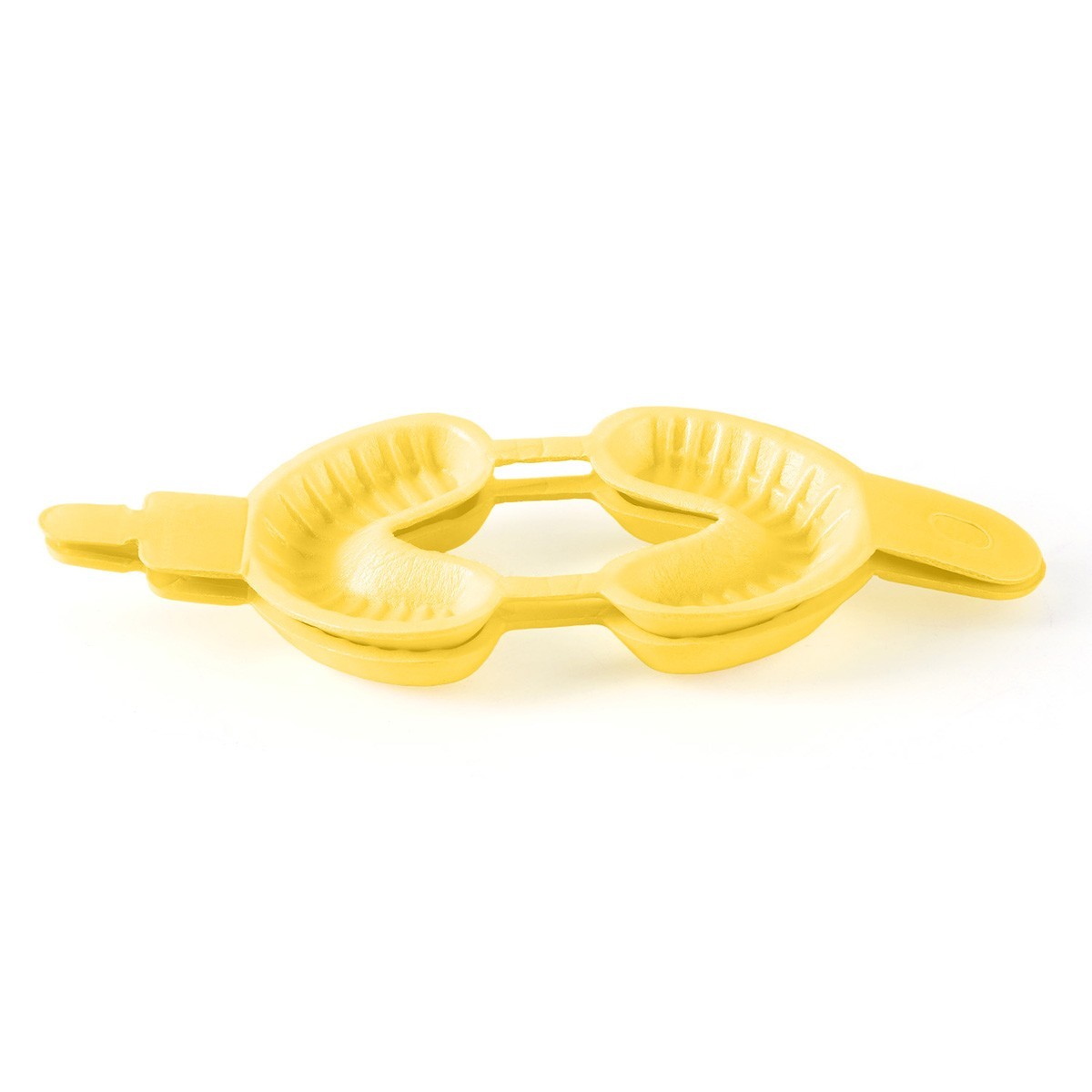 Dental Disposable Fluoride Dual Arch Trays For Gel Foam Medium