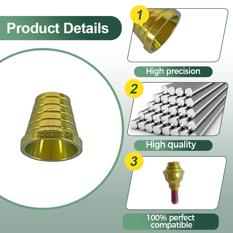 20pcs MU Ti Base for Multi unit abutment fits to MIS Seven Non-engaging D4.8mm