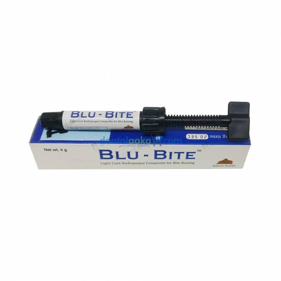 Dental Anabond Blu-Bite Light Cure Radiopaque Composite 4G Syringe