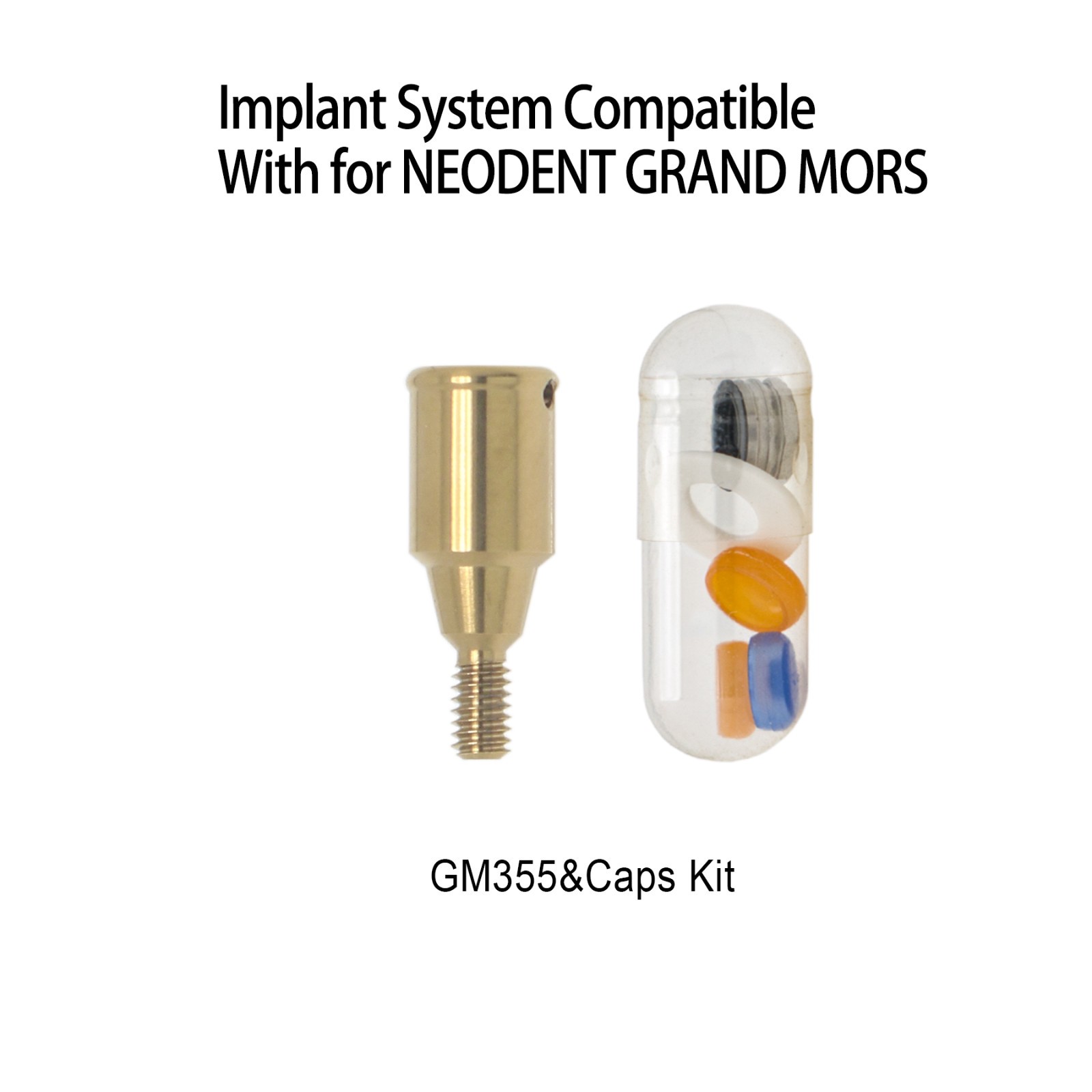 Overdenture Abutment Removable Anchor for NEODENT GRAND MORSE GM 1.0mm-6.0 GH