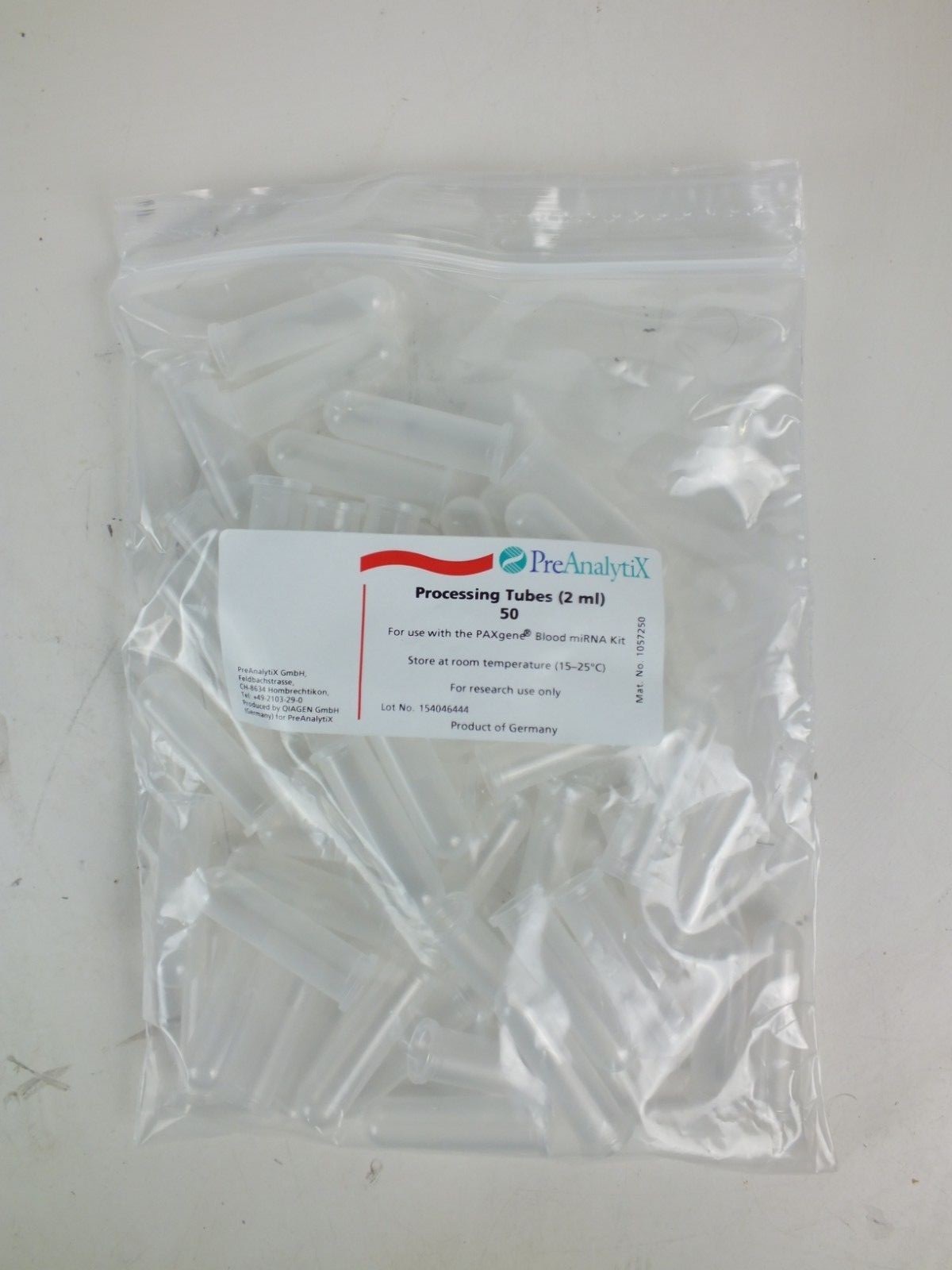 New PreAnalytiX Elution Tubes (2 mL) Lot of 50 For Use W/ PAXgene Blood miRNA