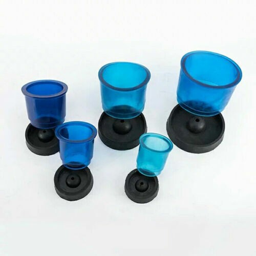 5 Pcs Dental Round Casting Flasks Rings Silicone Formers Base Wax Rubber Tools