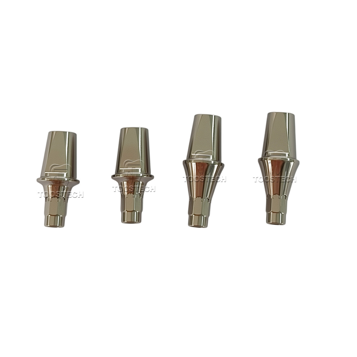 10pcs Titanium straight abutment fits to Megagen Blue diamond RC D5.0 GH1-4mm