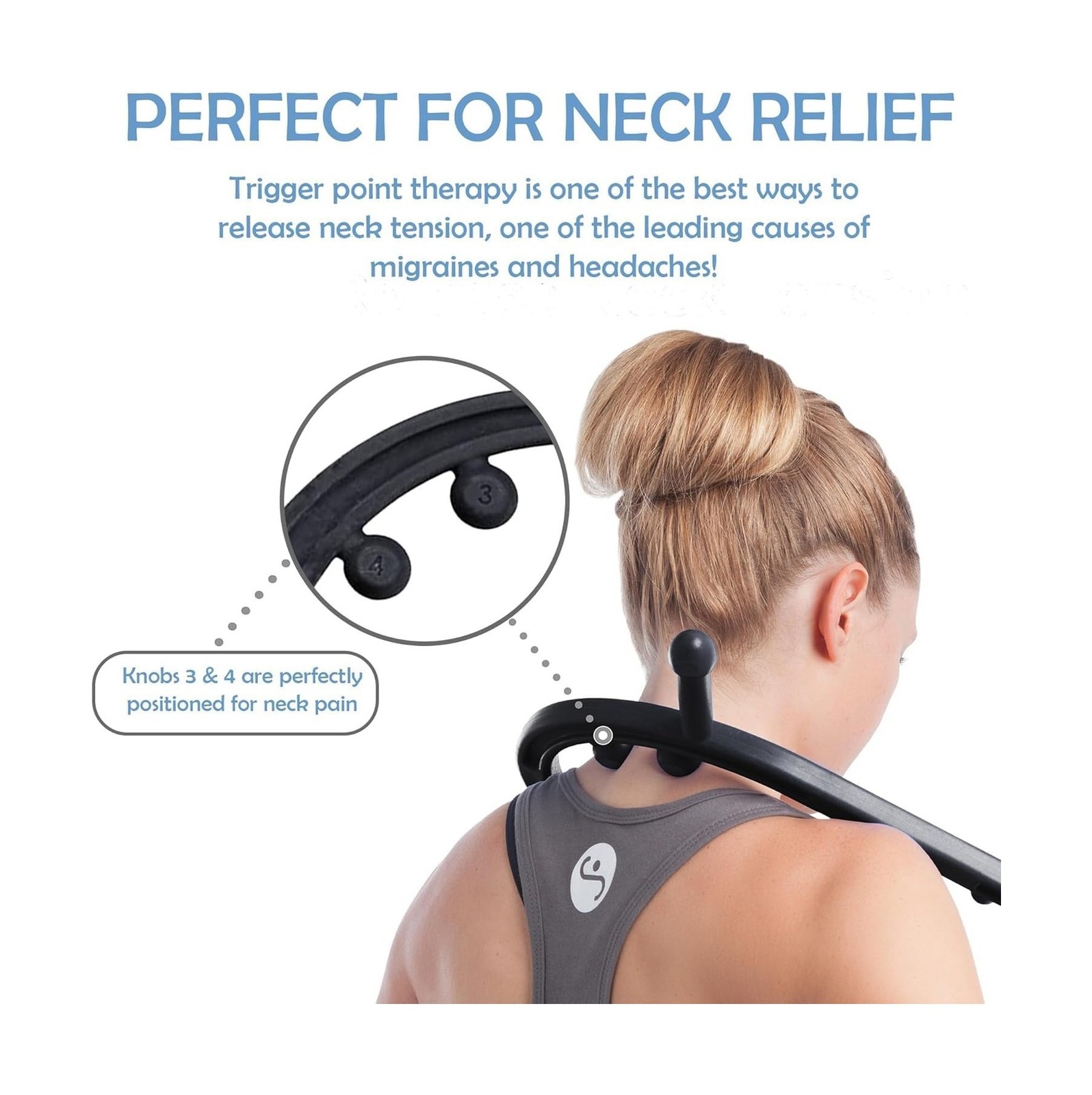 Body Back Buddy Classic USA Made Handheld Massage Cane – Full Body … Fast Ship