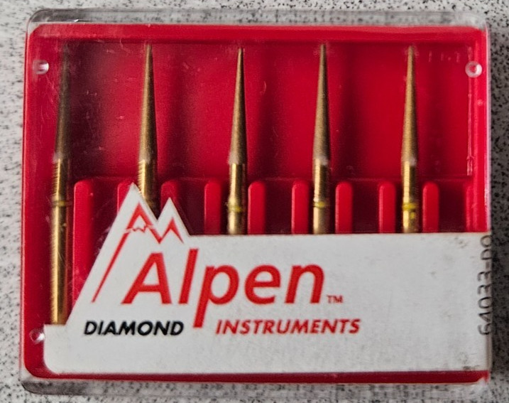 Alpen Instruments R135EF014FG Shape- ET9/135 ESTHETIC FINISHING DIAMOND BURS