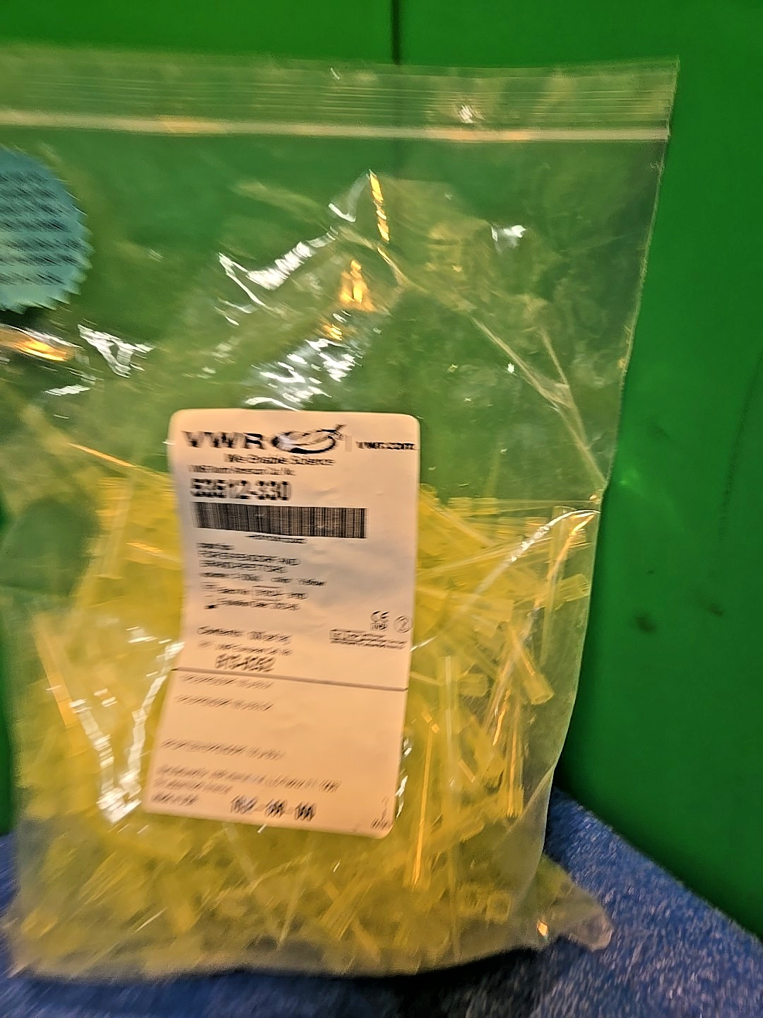 VWR 100µl YELLOW PIPET TIPS 53512-330 | EPPENDORF 100 UL BULK Open Bag