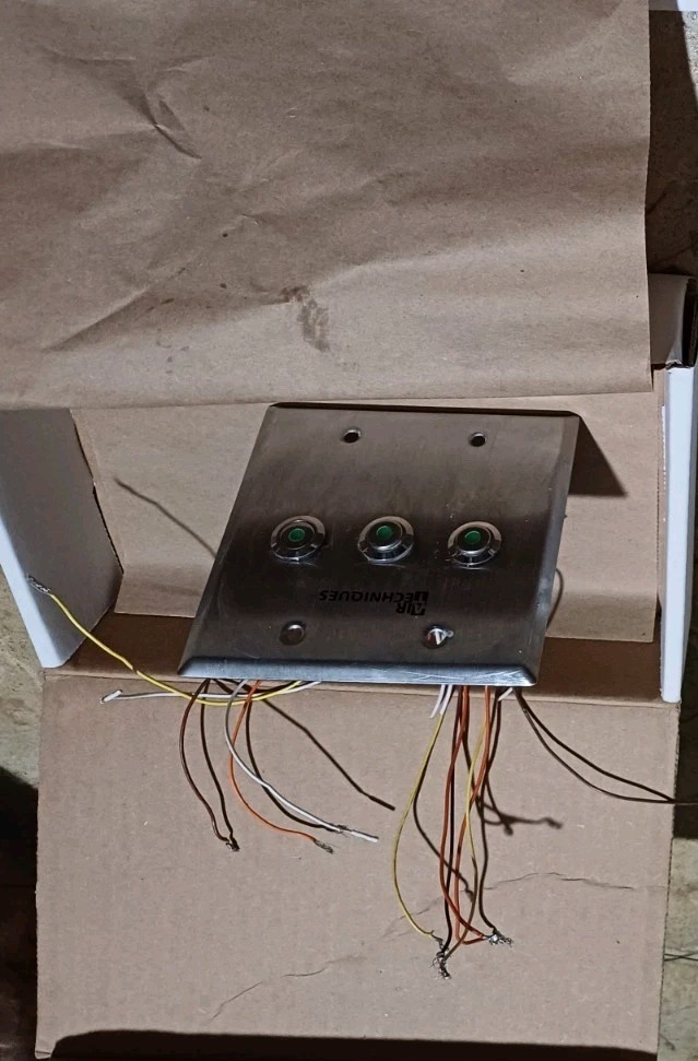 Air Techniques Remote Wall Control Panel 3 Buttons Wall Mount Remote Switch