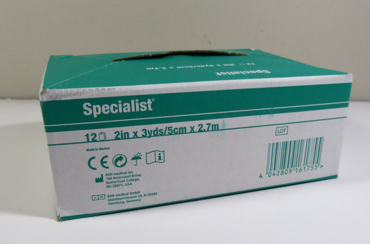 BSN 7362 Specialist Plaster Bandage Extra Fast Setting 2″ x 3 yd – 12CT