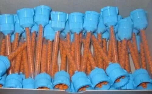 50 pcs Pack of BLUE ORANGE Mixing Tips for Crown & Bridge Impression Material