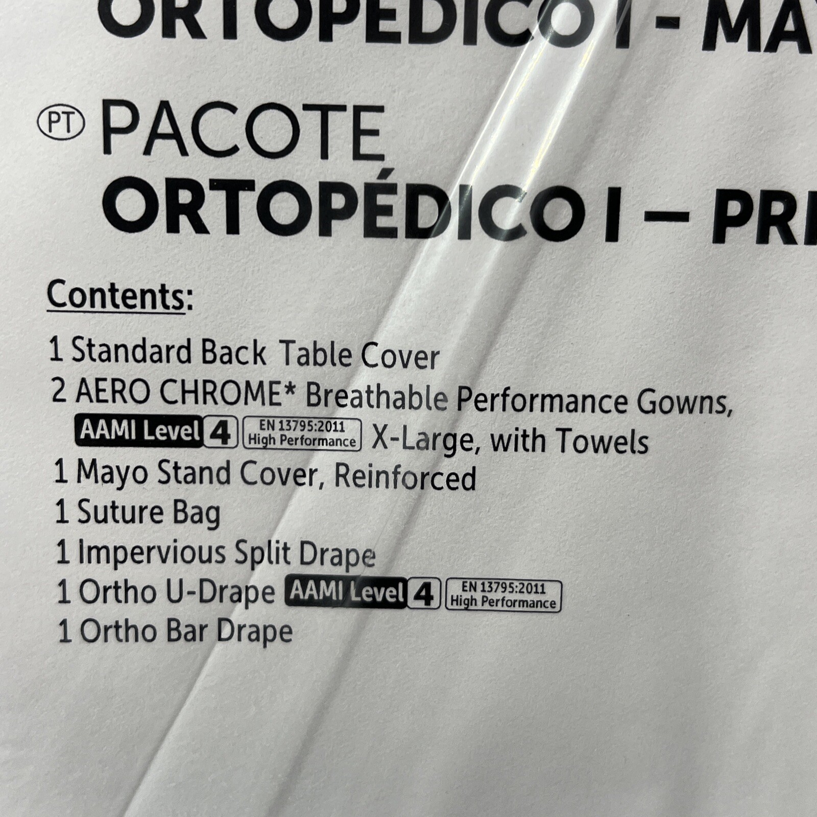 Case of 5 Halyard 88411 Ortho Pack I, MAjor Expires 03/18/2026