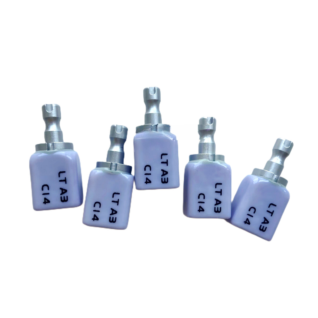 5 Pieces Dental Glass Ceramic Blocks CAD CAM Lithium Disilicate CEREC