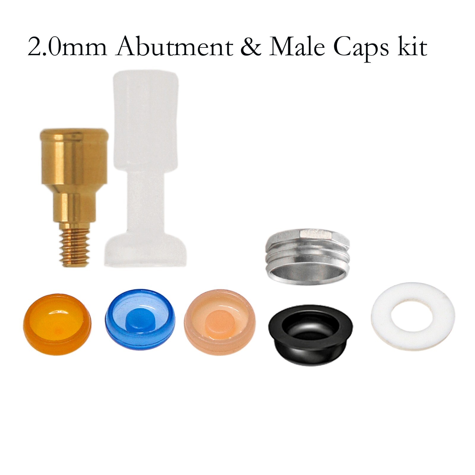 Zimmer Tapered Screw-Vent 3.5/4.5mm MIS Hex Implants compatible Locator Abutment