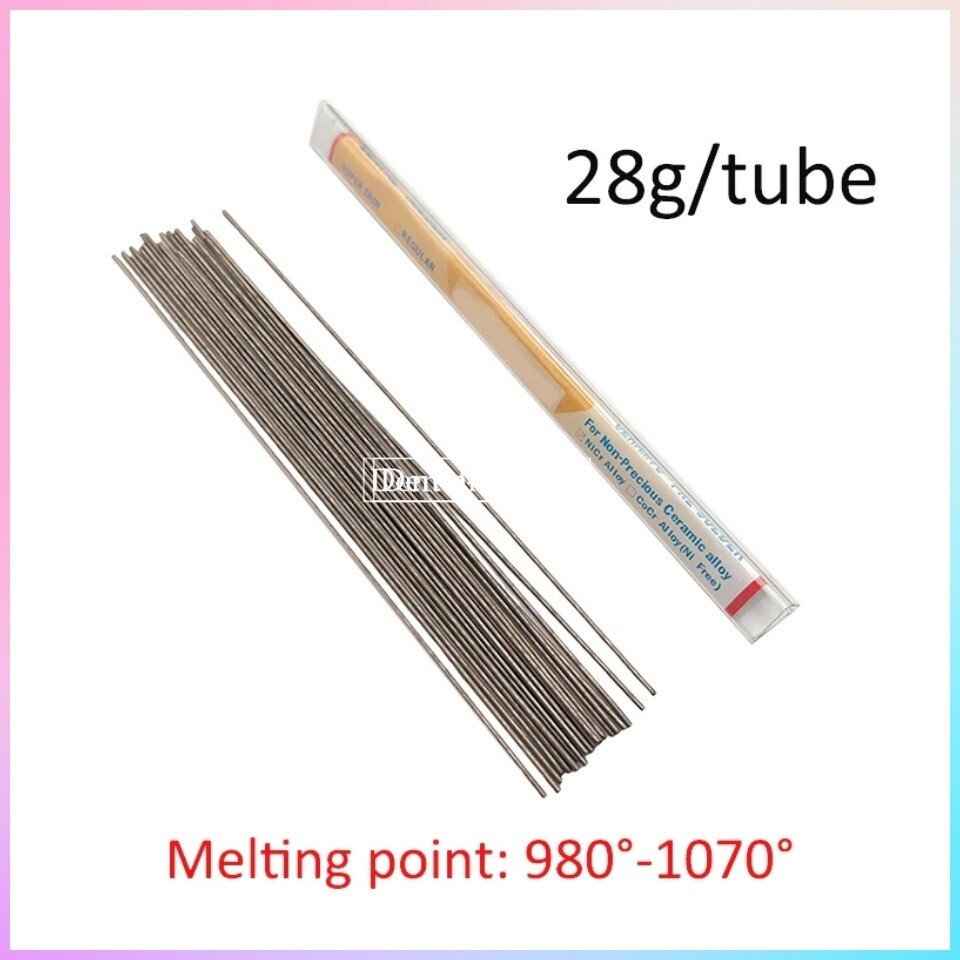 Dental Giliga Solder Nichrome High Temperature Welding Rod for PFM Soldering 28g