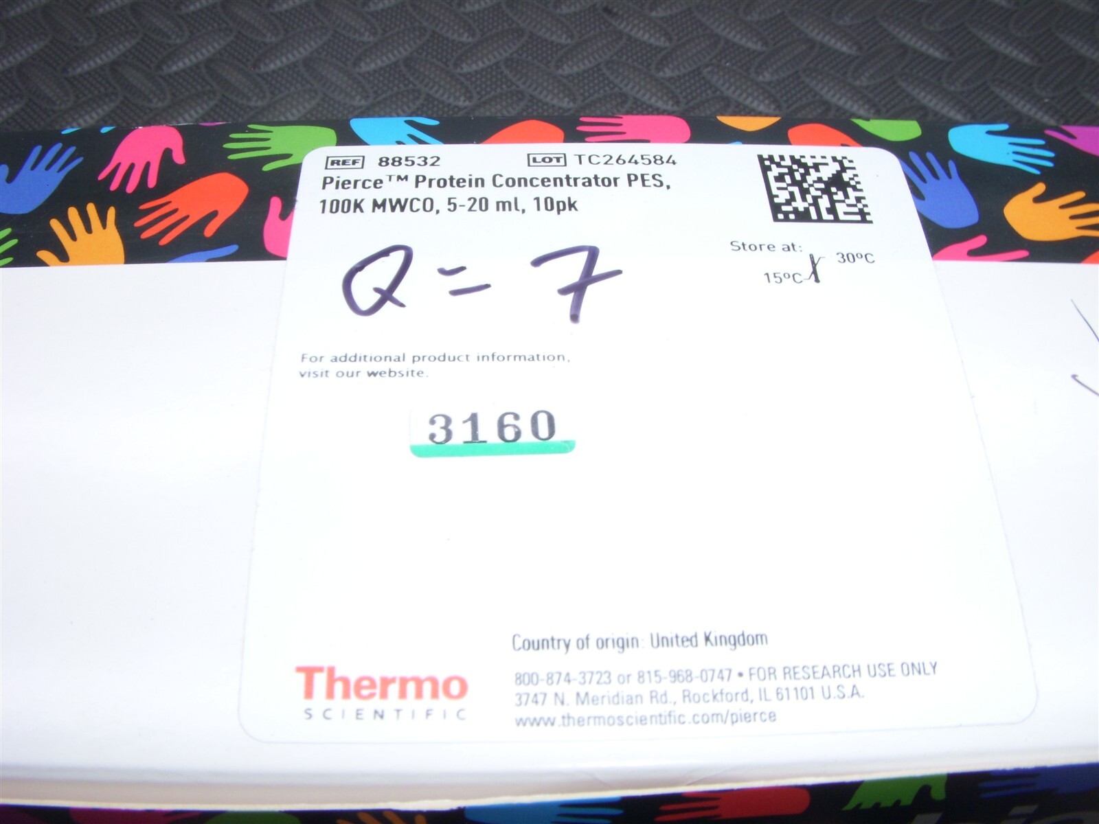 Pierce Protein Concentrators PES 88532 7 Concentrators, 5 to 20 mL , Partial Box