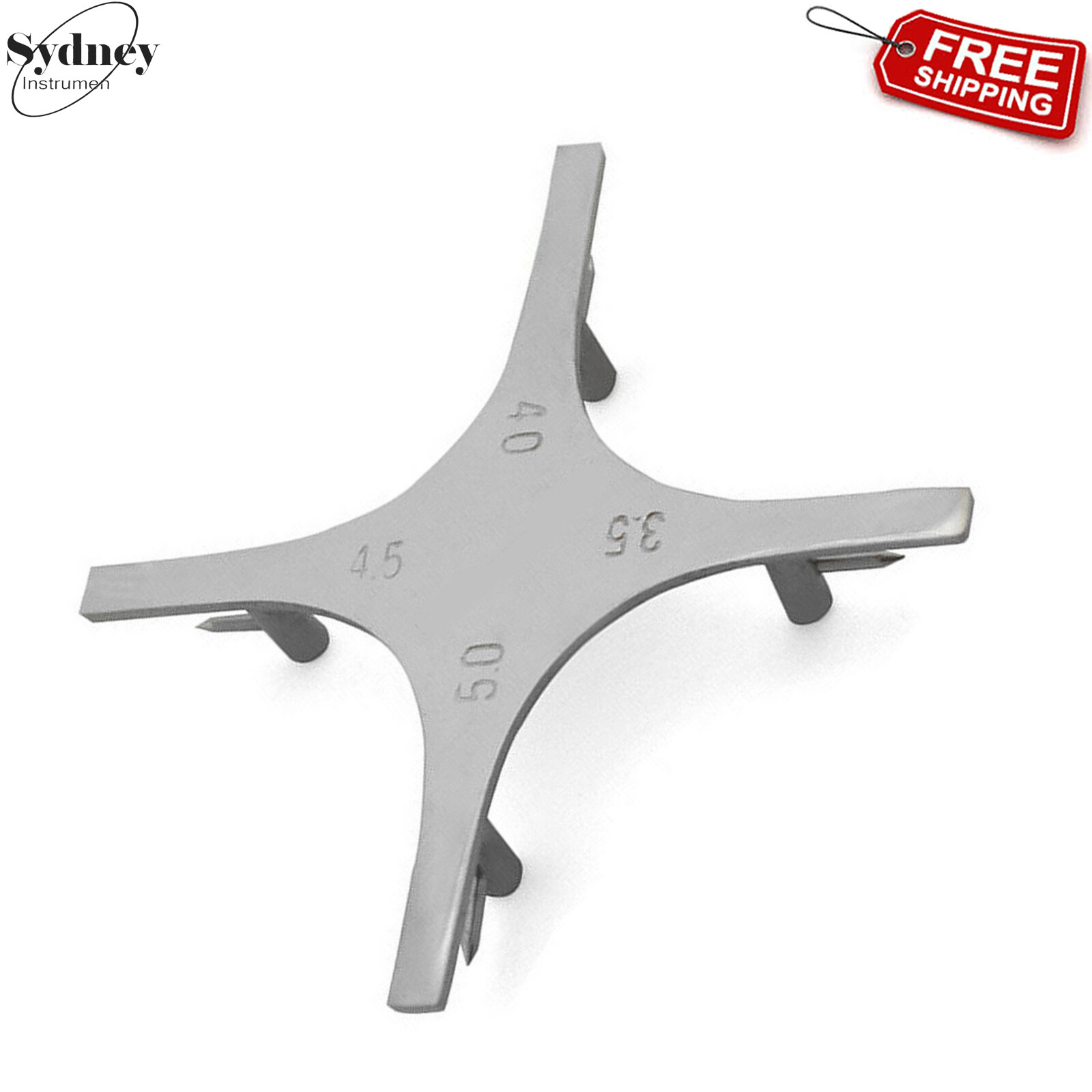 Orthodontic Bracket Positioning Star Like Gauge Laboratory Instruments