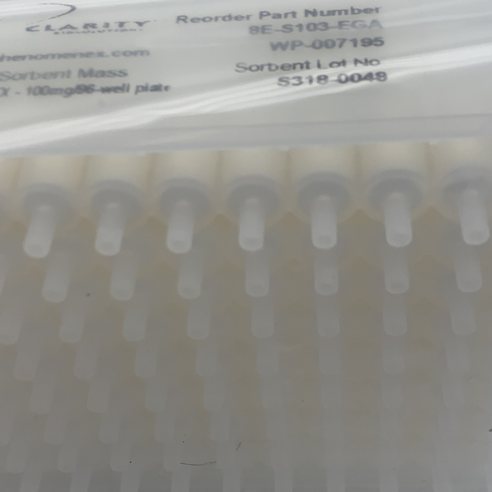 Phenomenex 8E-S103-EGA Clarity OTX Plate 100mg / Well 96-Well