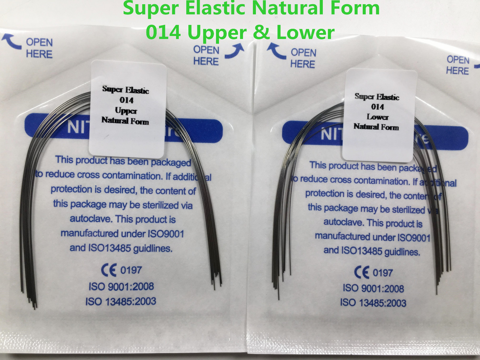 Natural Dental Super Elastic Wires Round Orthodontic Arch Wire 14 U/L 10Bags