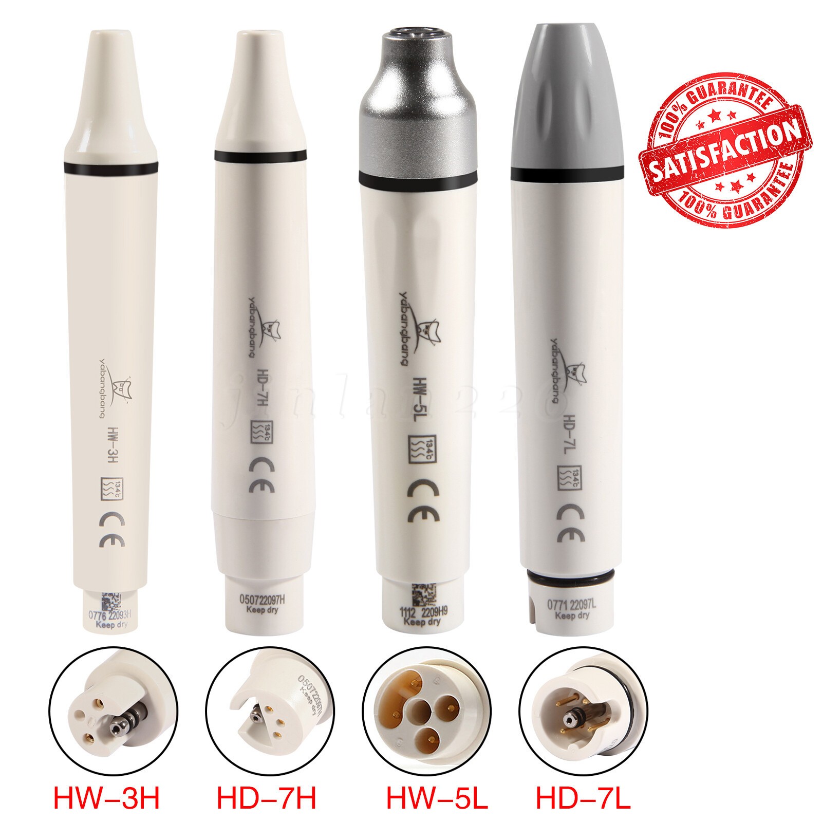 Dental Ultrasonic Piezo Scaler Handpiece LED Fit For WOODPECKER /EMS/SATELEC