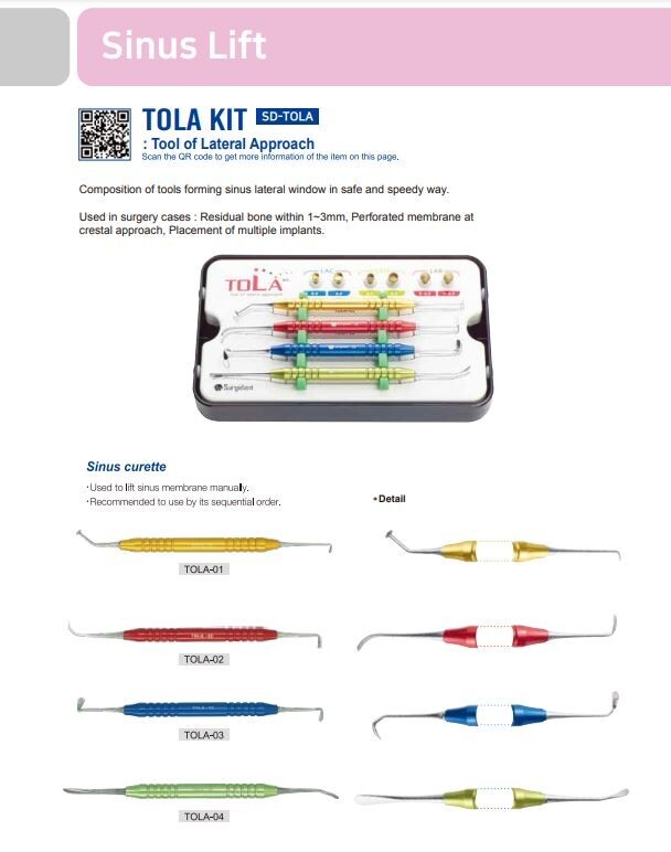 Sinus Lift Kit. Lateral Approach. TOLA