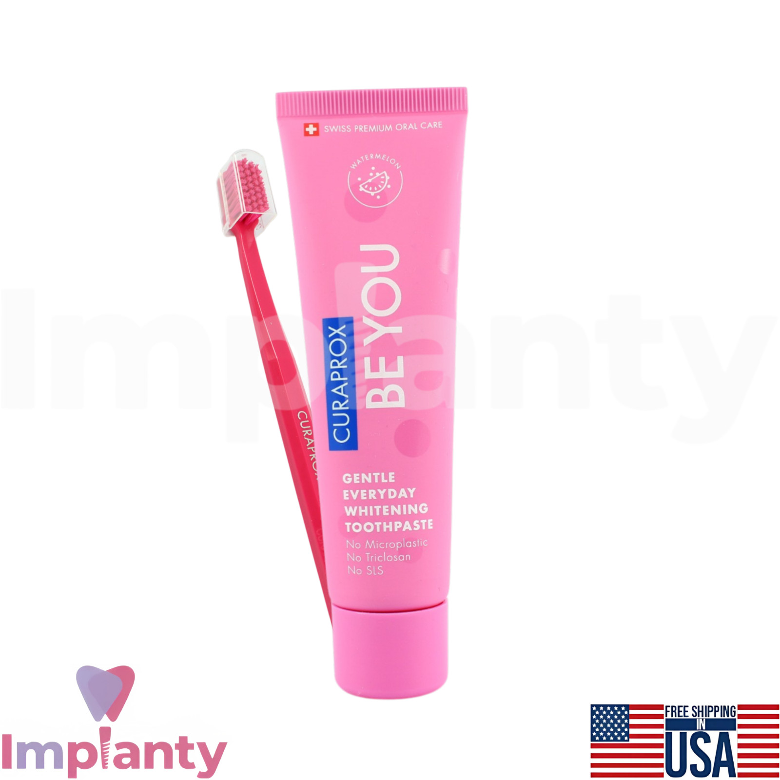Curaprox Dental Whitening Toothpaste with Toothbrush Set Pack Multiple Flavors