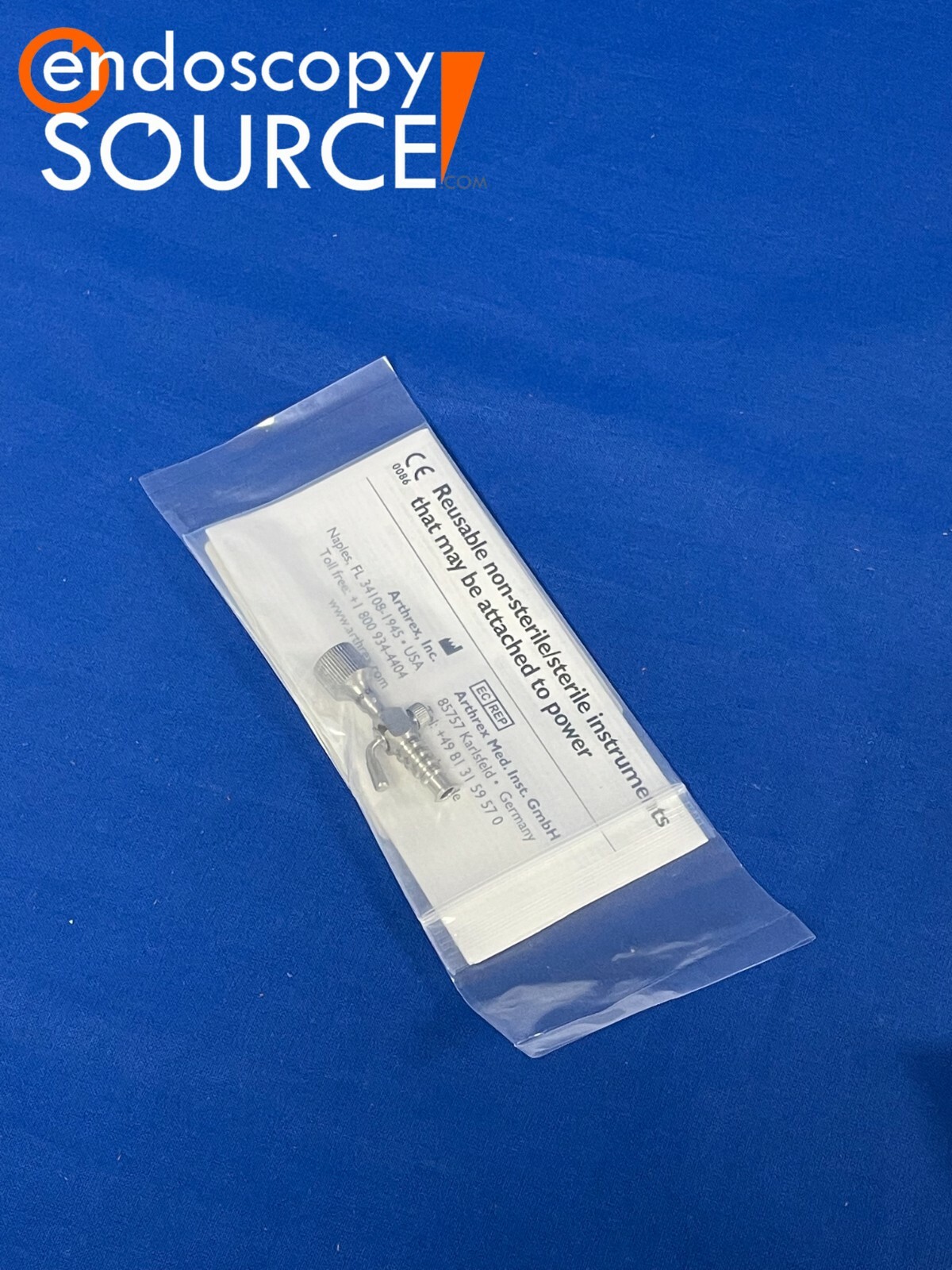 Arthrex AR-3035L Inflow Cannula Adapter With Stopcock