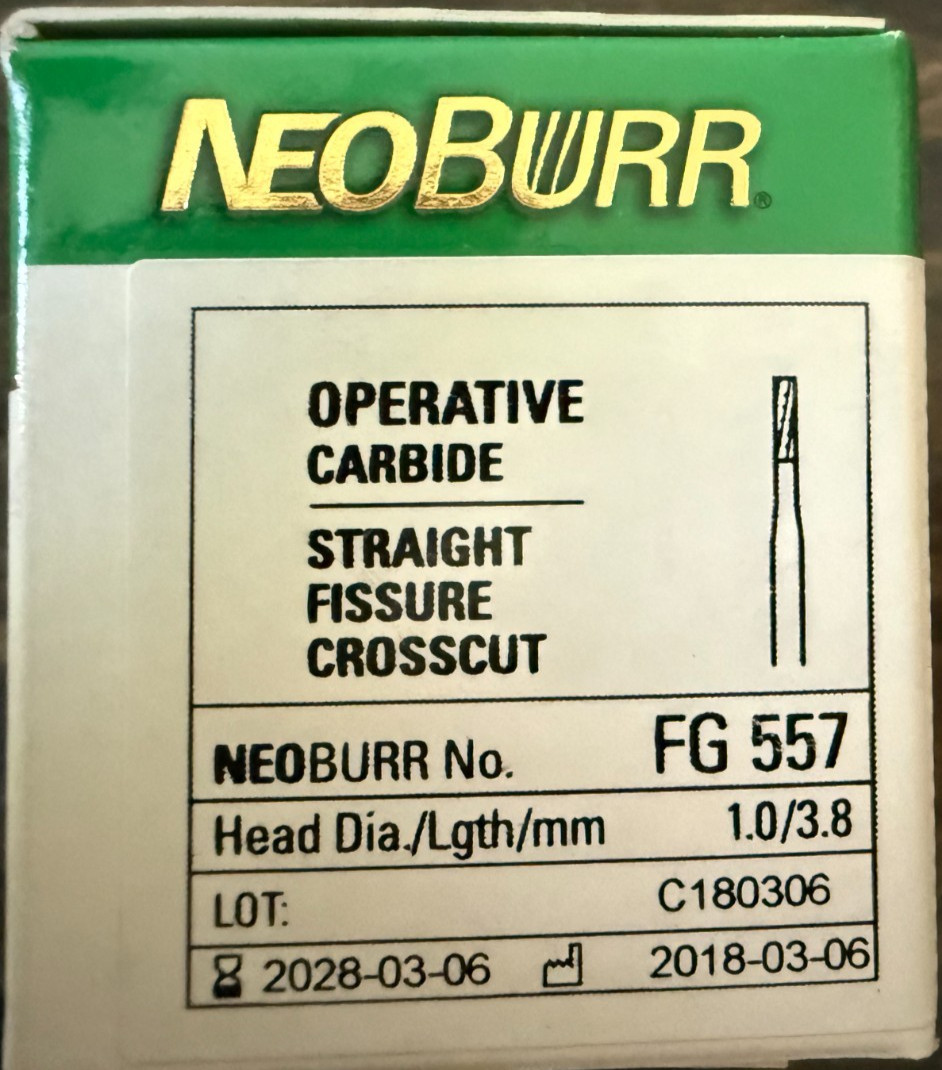 NeoBurr/Dentsply/Premier Dental/NeoDiamond. Operative Dental Burs