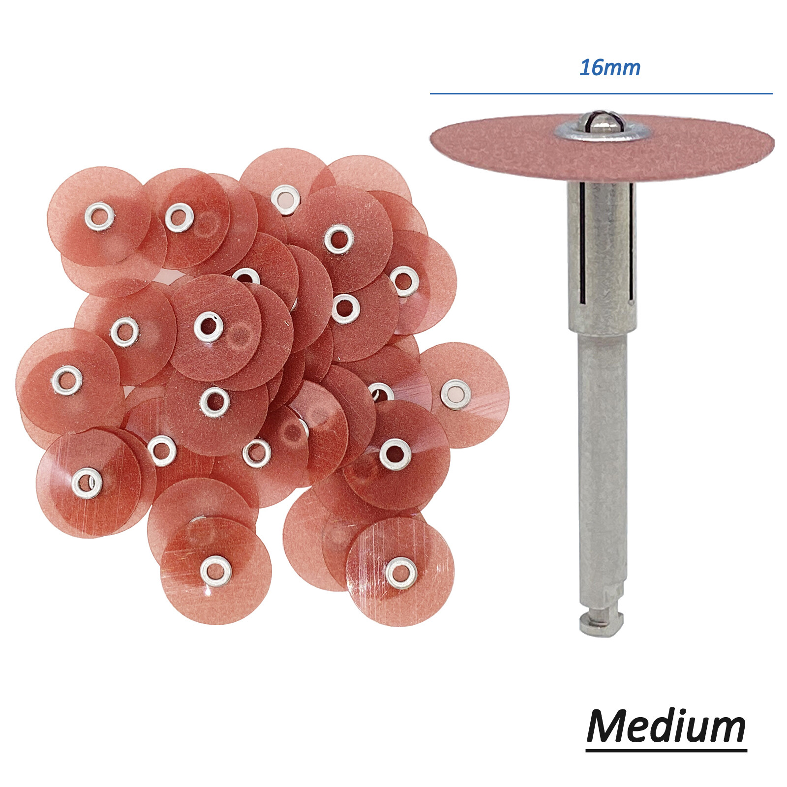 Dental Composite Finishing Polishing Discs SOFLEX 16mm / Mandrel