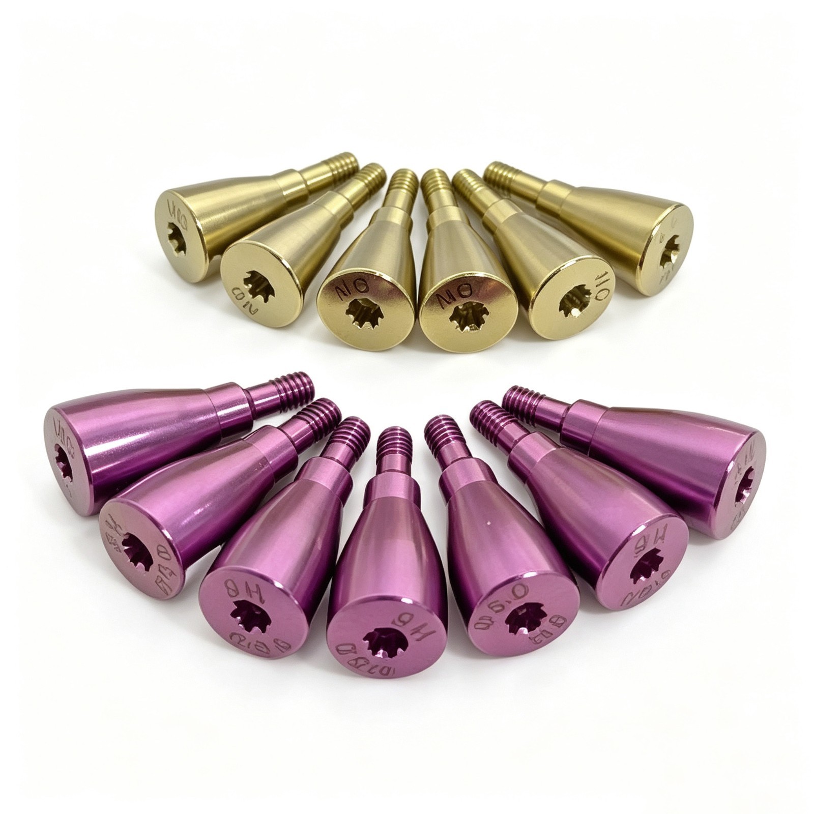 Dental Titanium NC/RC Healing Abutment Closure Cap Bone Level Fits ITI Straumann