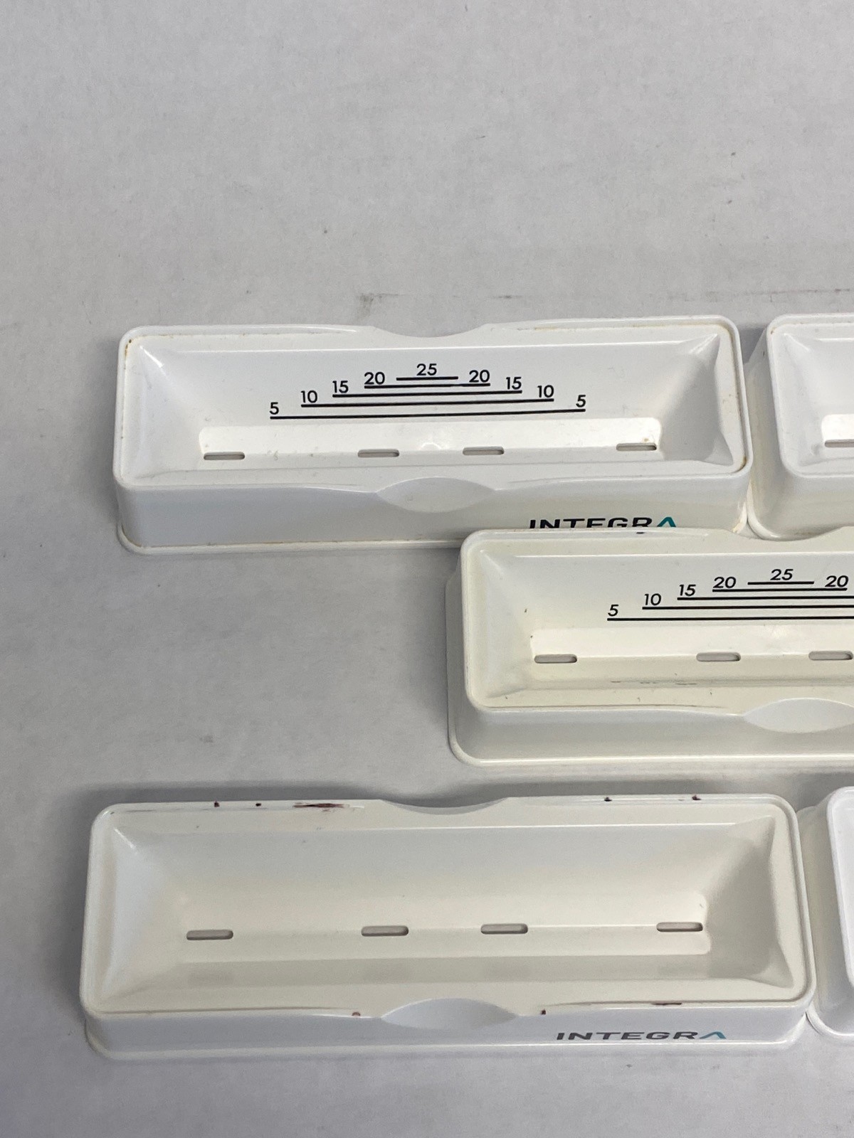 (Lot of 5) INTEGRA 25mL Reusable Polystyrene Reagent Reservoir Base 4304