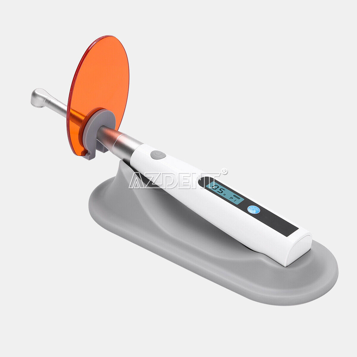 AZDENT Dental Wireless LED Curing Light 1 Second Cure Lamp Metal Head