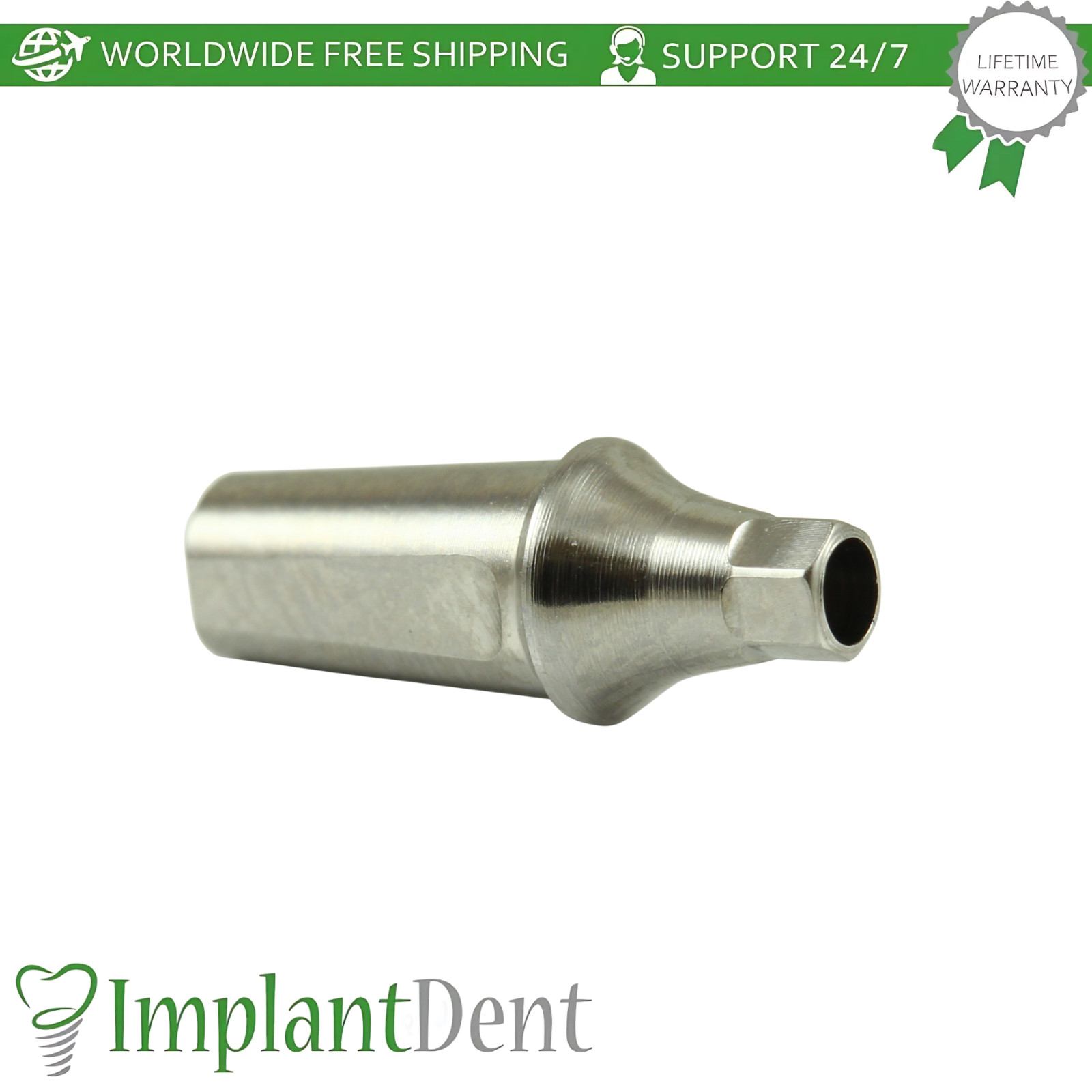0sstem TS Compatible Mini Platform Straight Dental Prosthetic with Shoulder