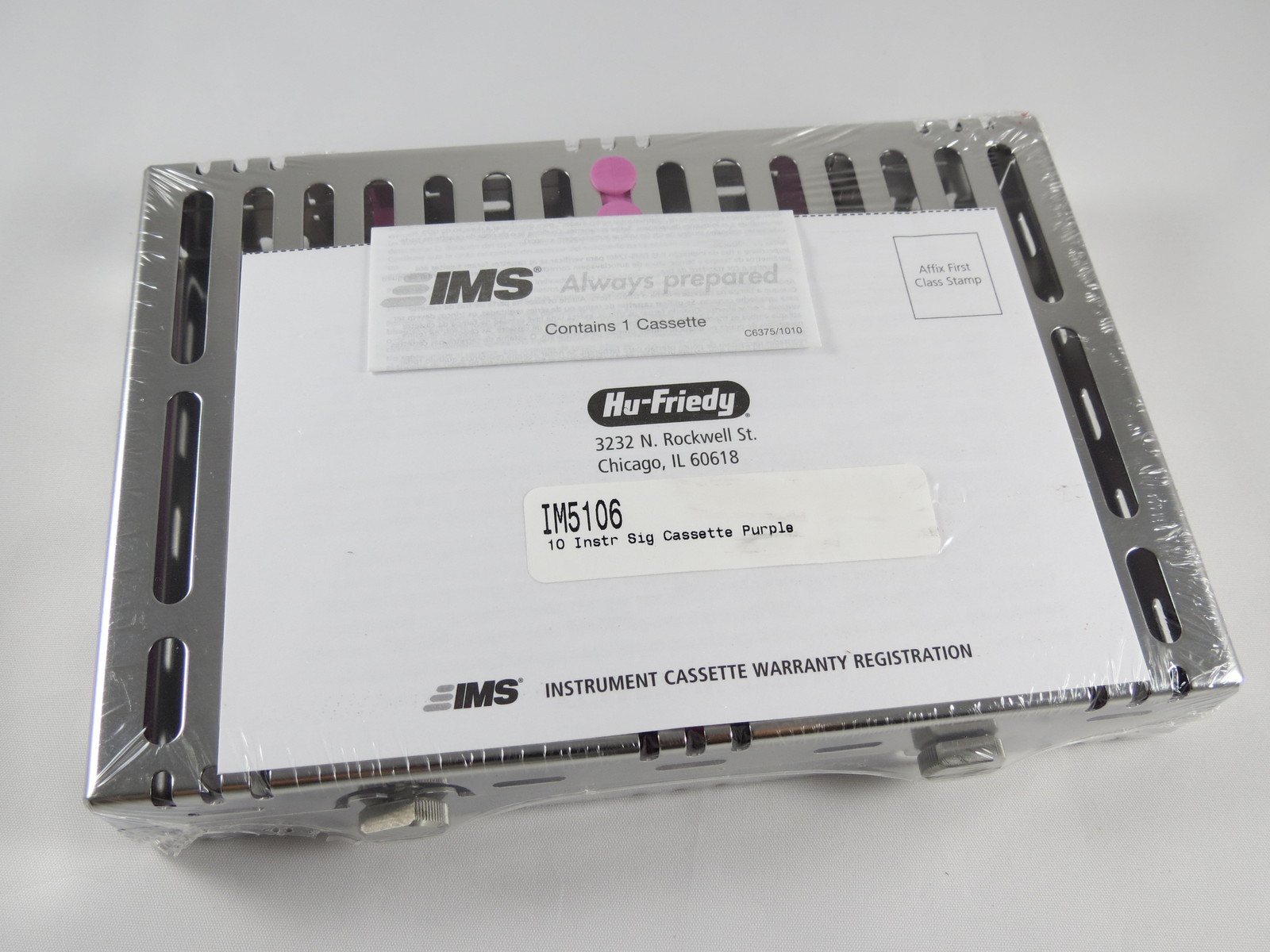 Instrument Cassette Purple Small Signature Series 10 IM5106 HU FRIEDY