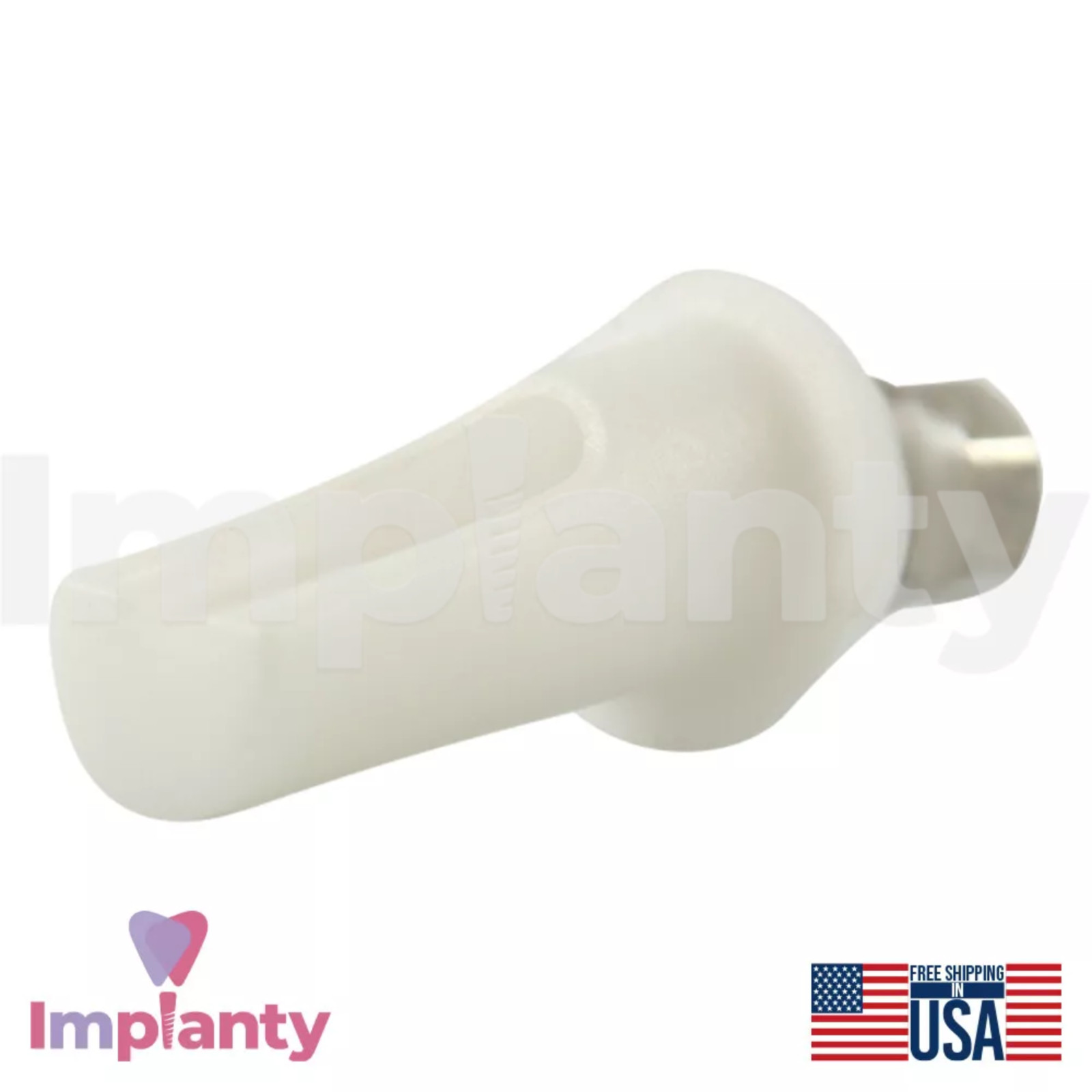 10x GDT Angulated Zirconia Prosthetic 15° Conical 2.65mm Regular Platform RP
