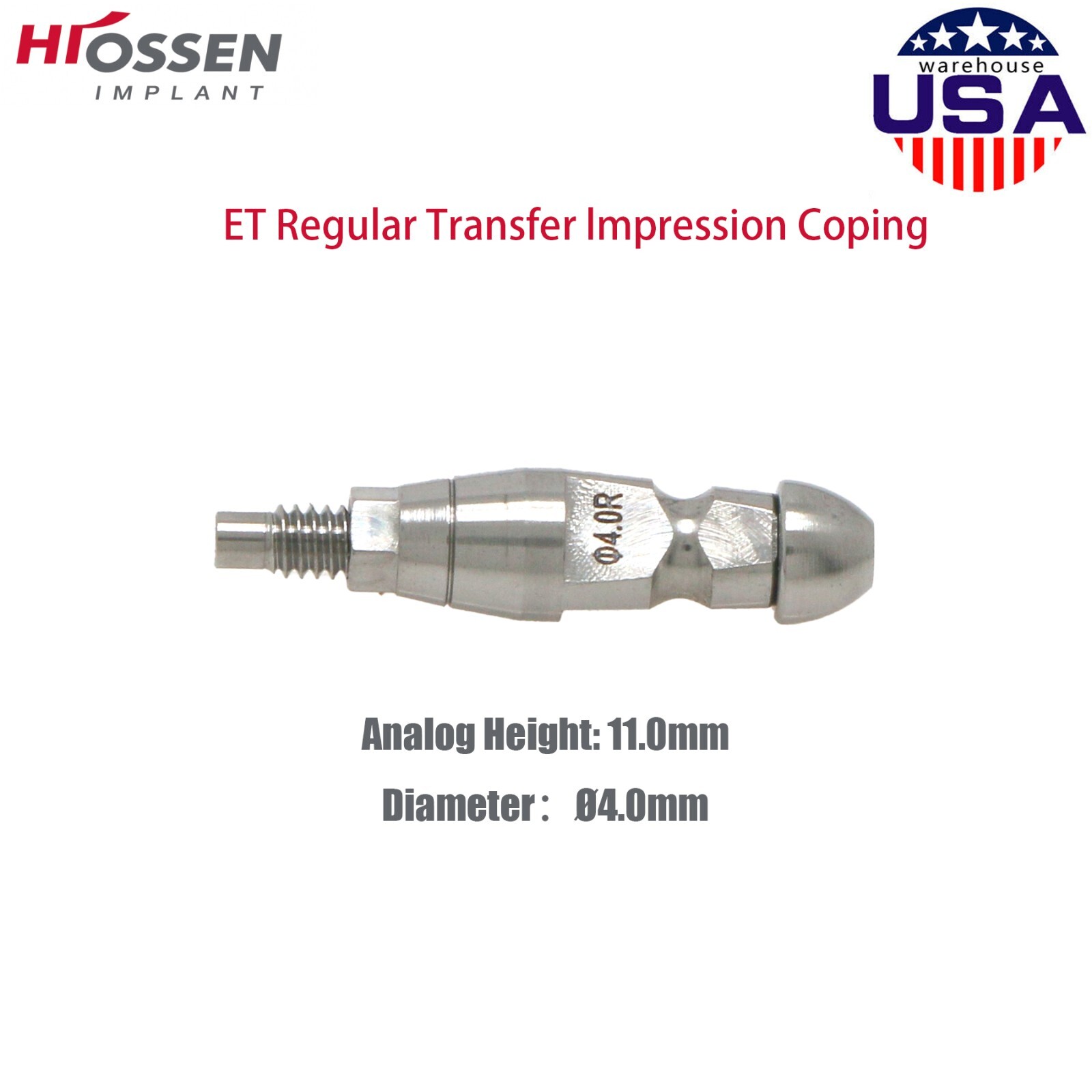 US Fits Hiossen Osstem ET Healing Abutments/Locator/Impression Caps Coping M/R