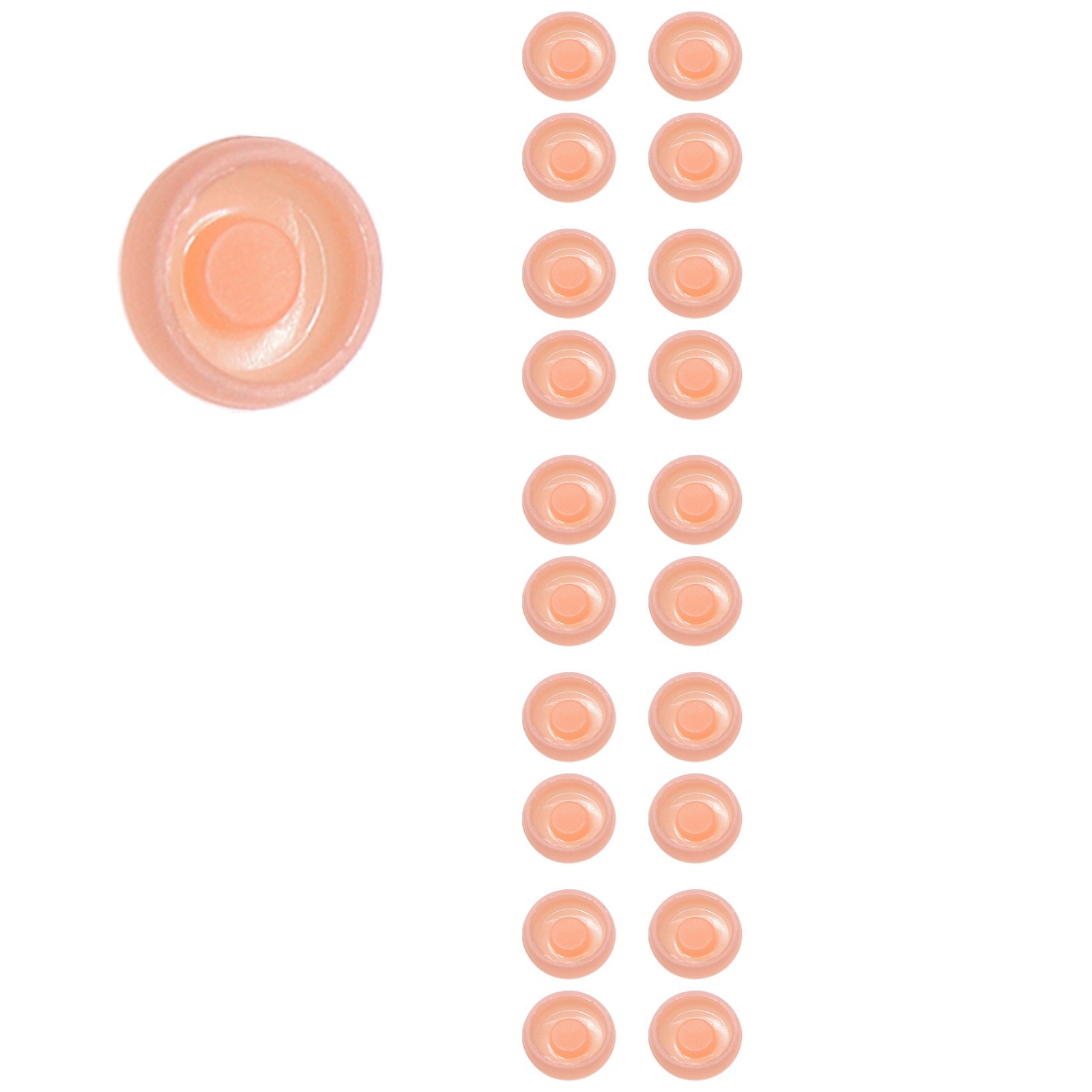 20Pcs Zest Locator fits Dental Male Caps Light 2.4lbs Standard Replace Inserts