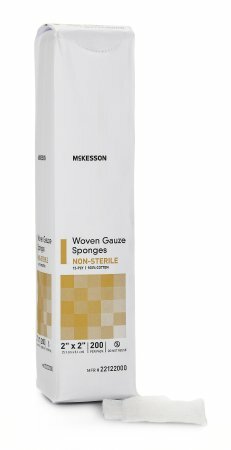 Medi-Pak Performance Gauze Sponge Cotton Gauze 12-Ply 2 X 2 Inch, Case of 8000